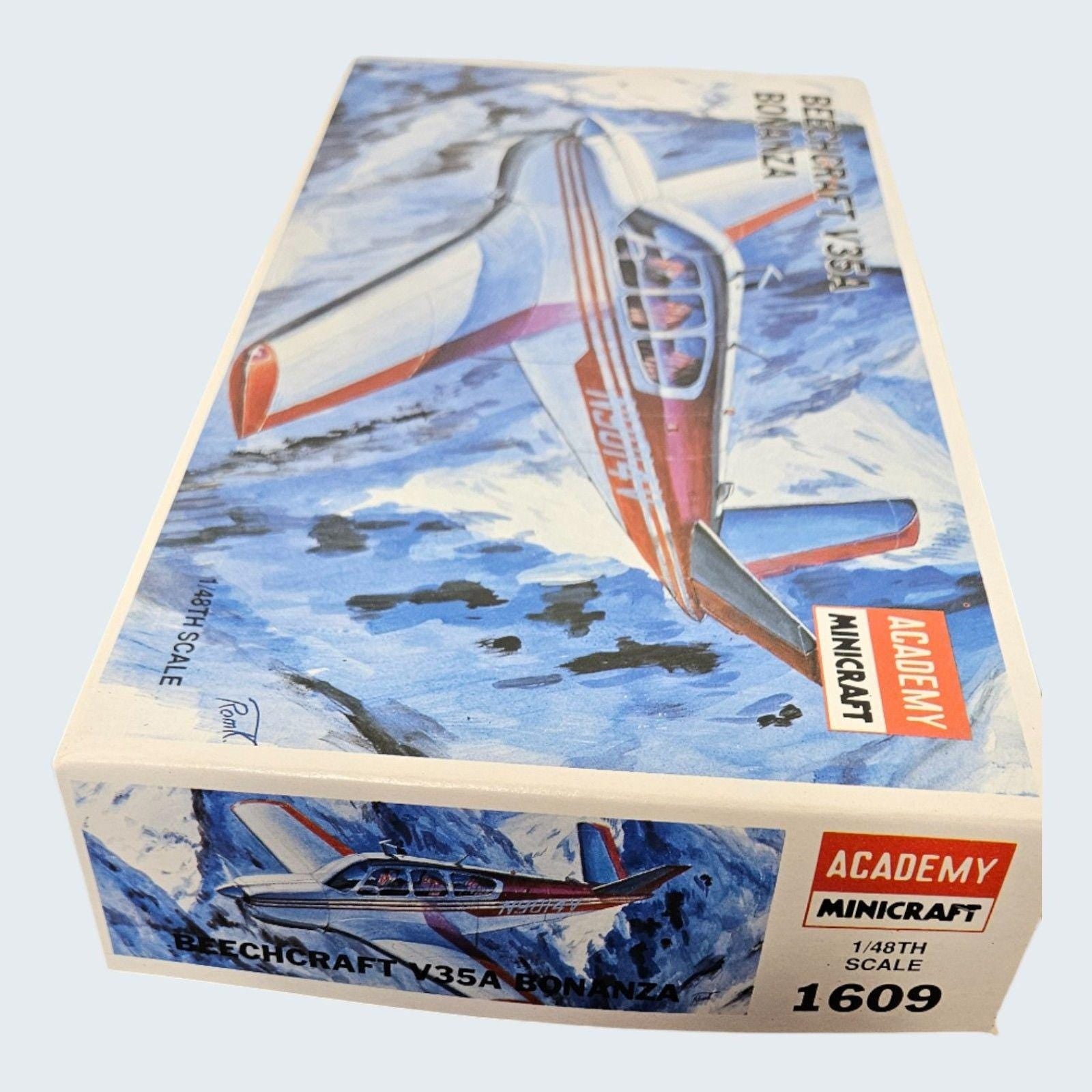 Model Airplane by Academy Minicraft Beechcraft V35A Bonanza -- ITEM #4057