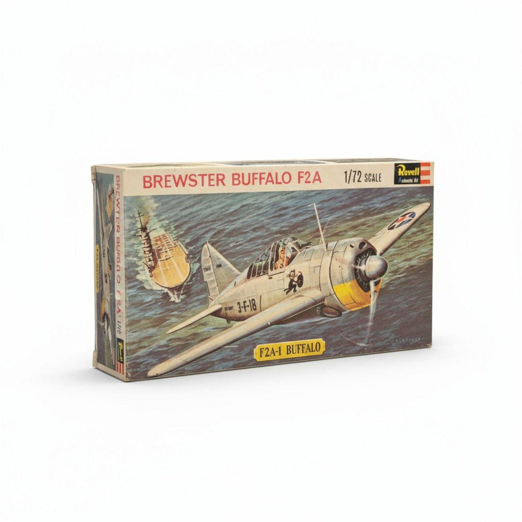 Brewster Buffalo F2A Model Plane by Revell -- ITEM #3353