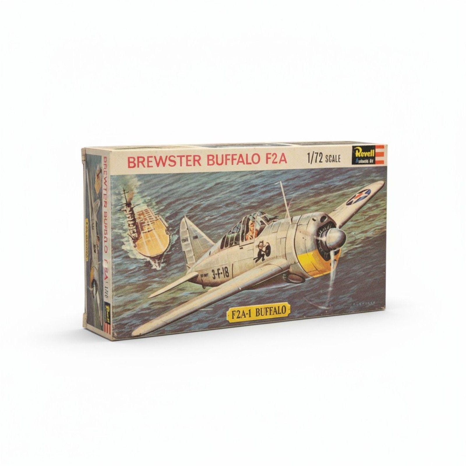 Brewster Buffalo F2A Model Plane by Revell -- ITEM #3353