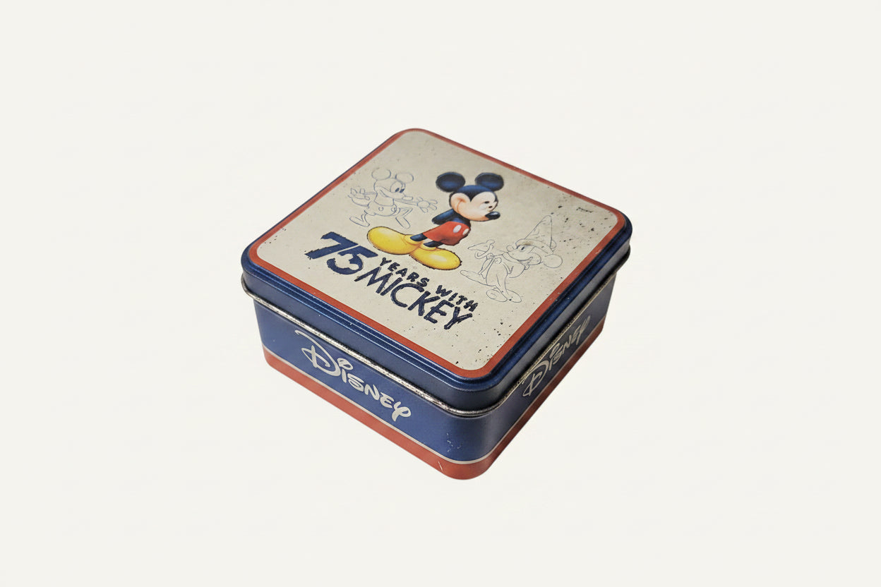 75 years with Mickey Mouse Disney Tin. ITEM #1931