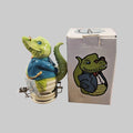 Ceramic Art Air Tight Jar "Professor CROC" -- ITEM #3099