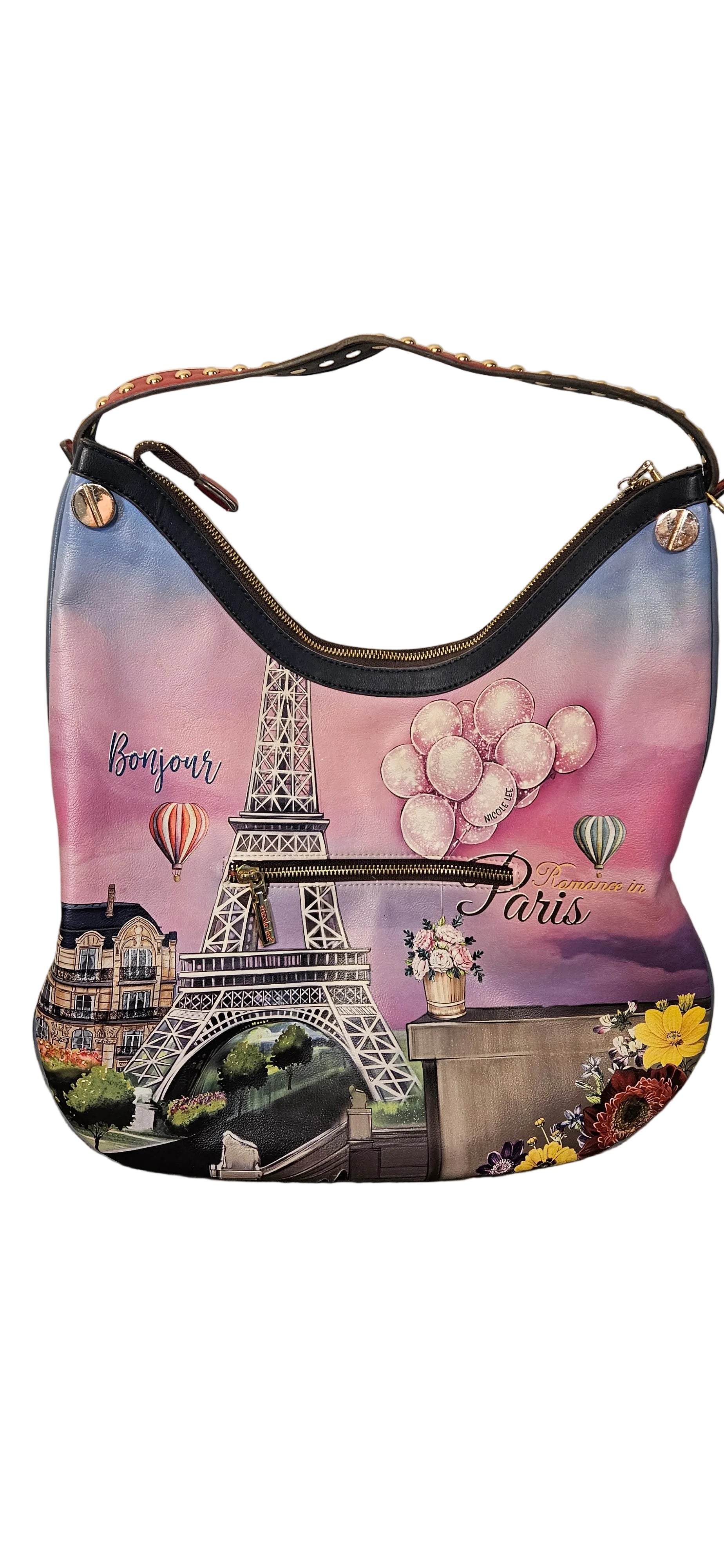 Nicole Lee USA "Romance in Paris" Hobo Bag -- ITEM #2415
