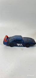 Vintage 1970s Avon Stock Car Racer Decanter Dodge Charger Daytona NASCAR Blue Glass #2298