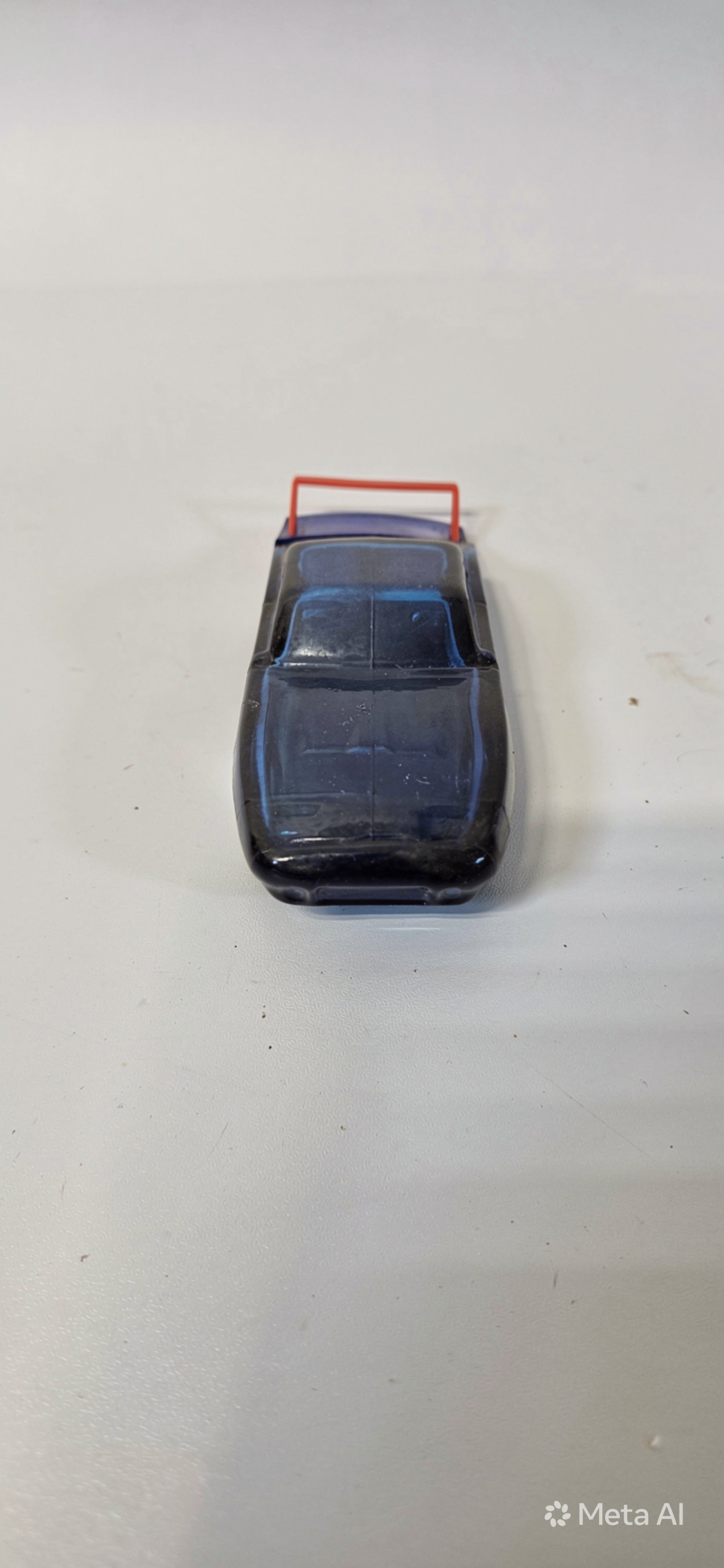 Vintage 1970s Avon Stock Car Racer Decanter Dodge Charger Daytona NASCAR Blue Glass #2298