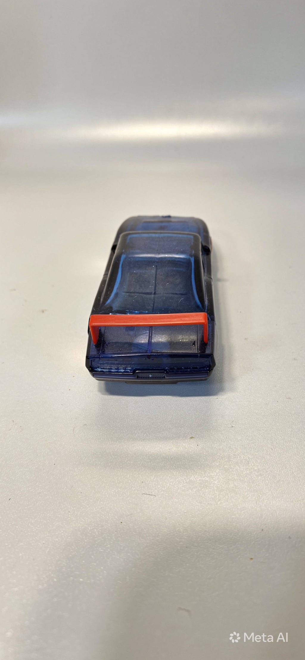 Vintage 1970s Avon Stock Car Racer Decanter Dodge Charger Daytona NASCAR Blue Glass #2298