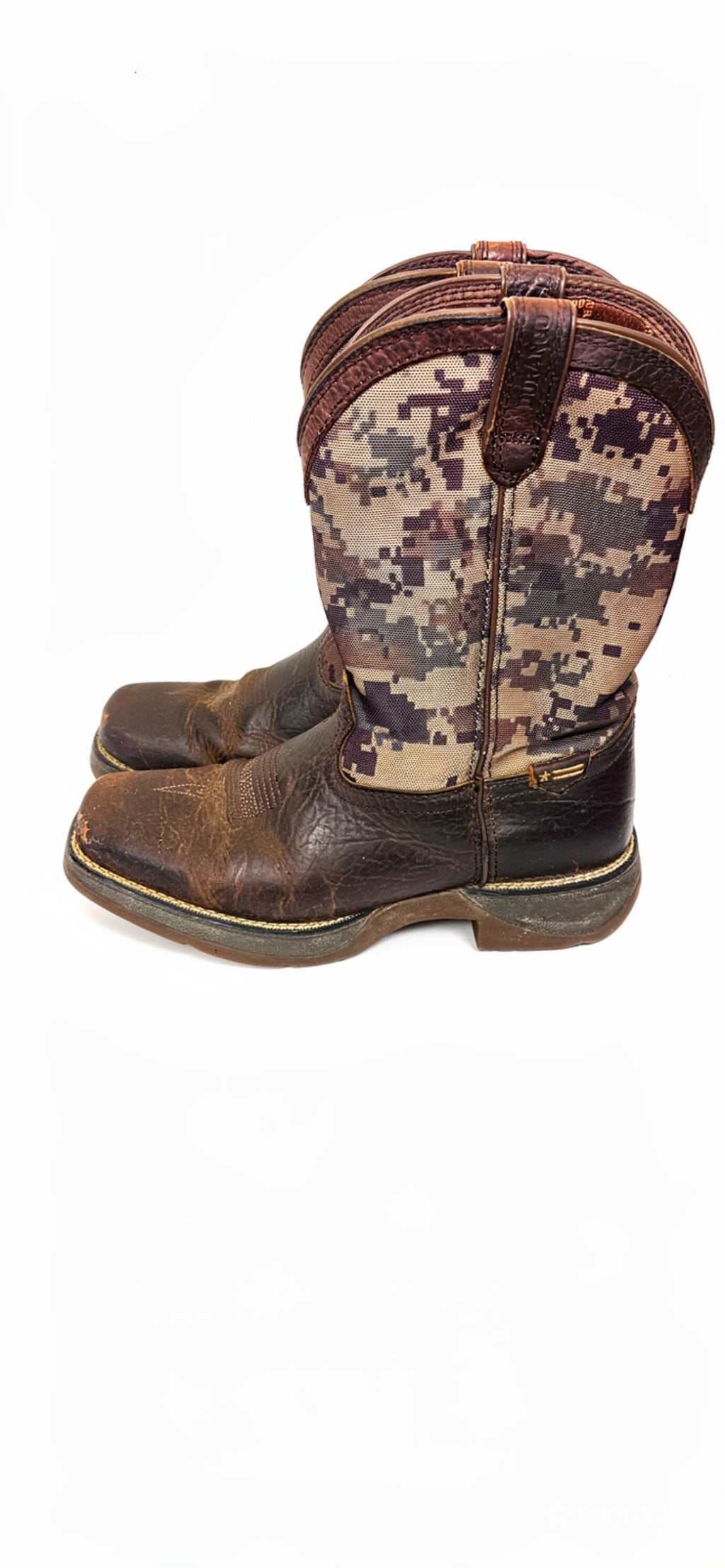 Boys 5.5 Lil Rebel Square Toe Durango Western Boots -- ITEM #2402