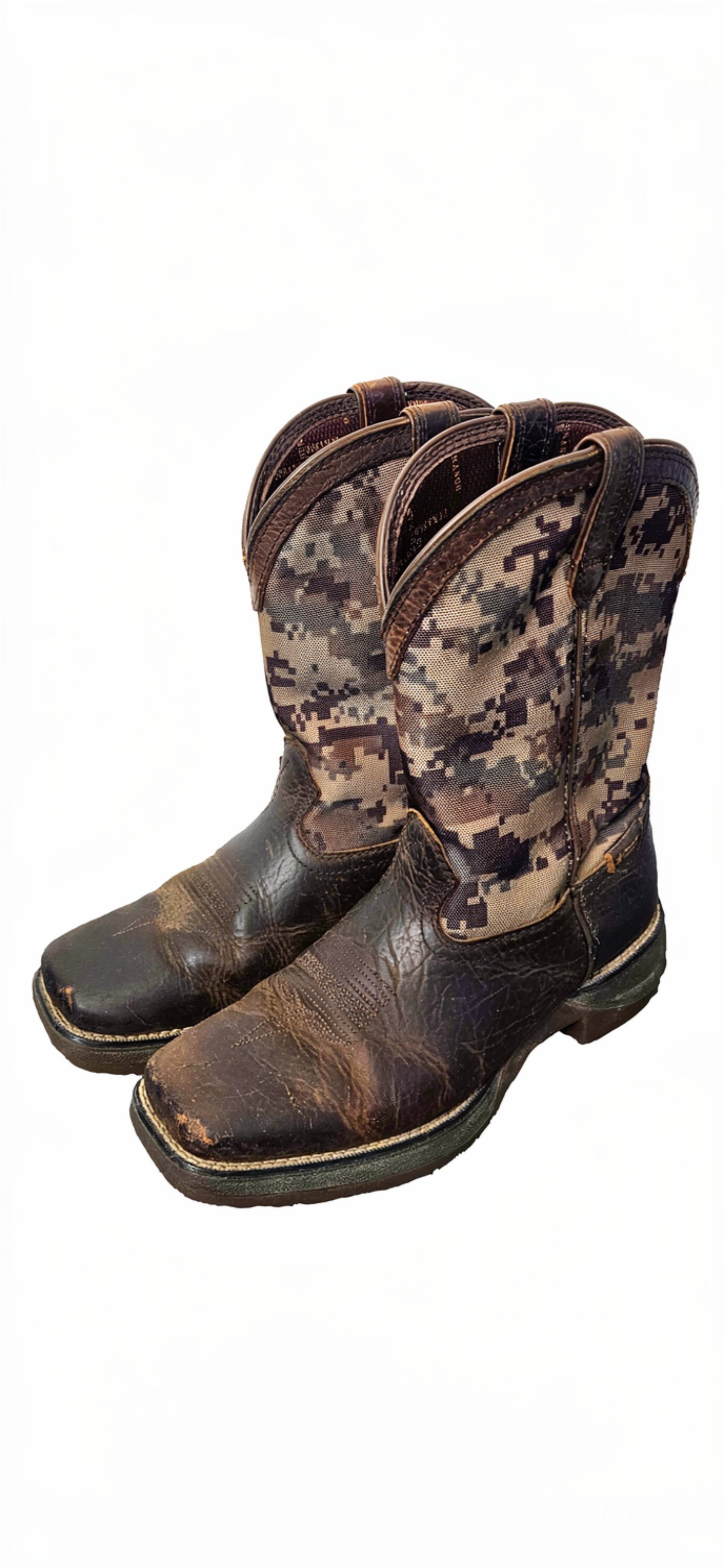 Boys 5.5 Lil Rebel Square Toe Durango Western Boots -- ITEM #2402