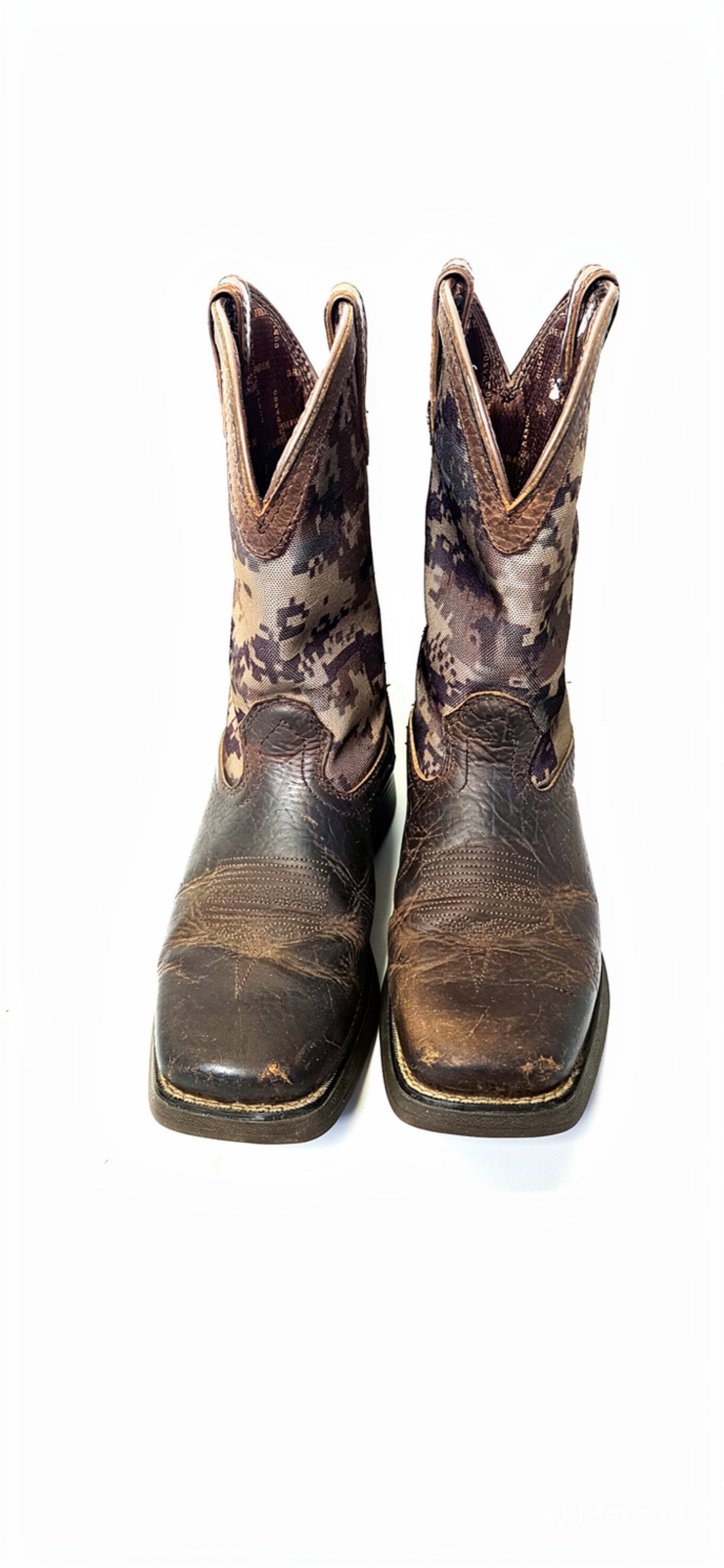 Boys 5.5 Lil Rebel Square Toe Durango Western Boots -- ITEM #2402