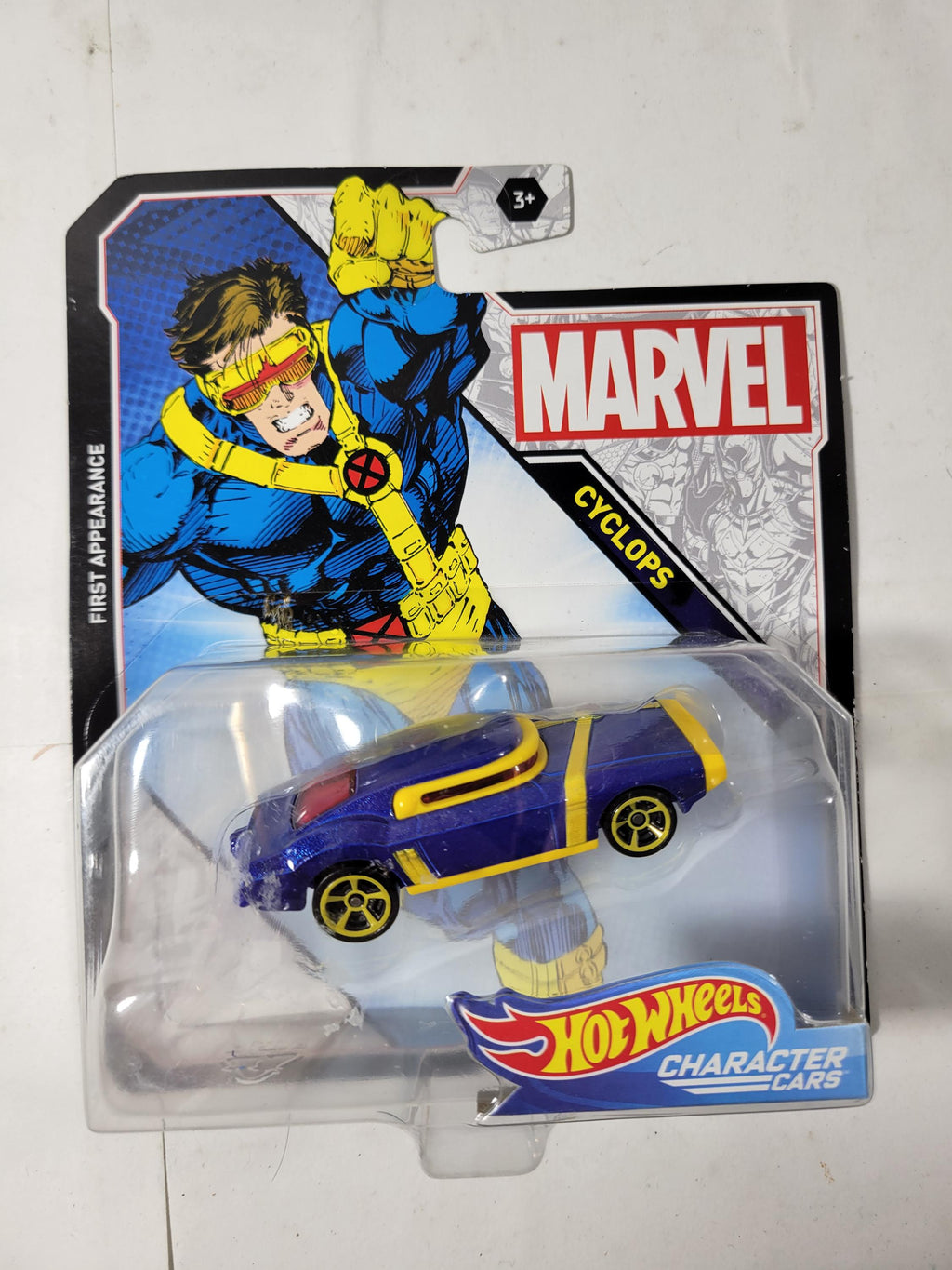Hot Wheels Marvel Character Cars Cyclops -- ITEM #1550