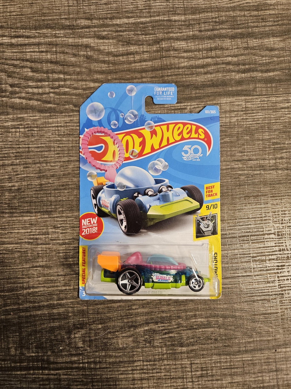 Hot Wheels 50th Anniversary Bubblematic Experimotors -- ITEM #2086