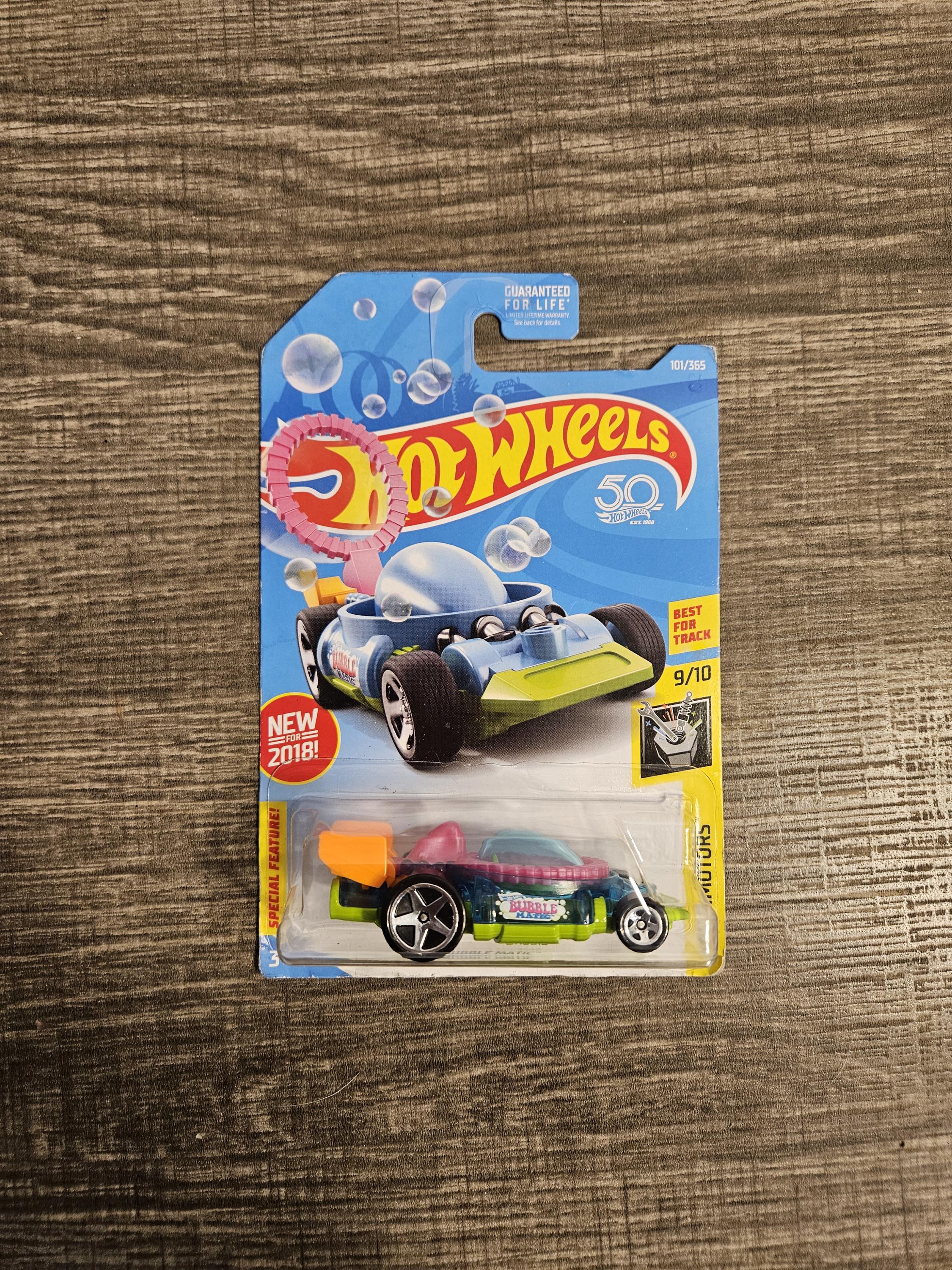 Hot Wheels 50th Anniversary Bubblematic Experimotors -- ITEM #2086