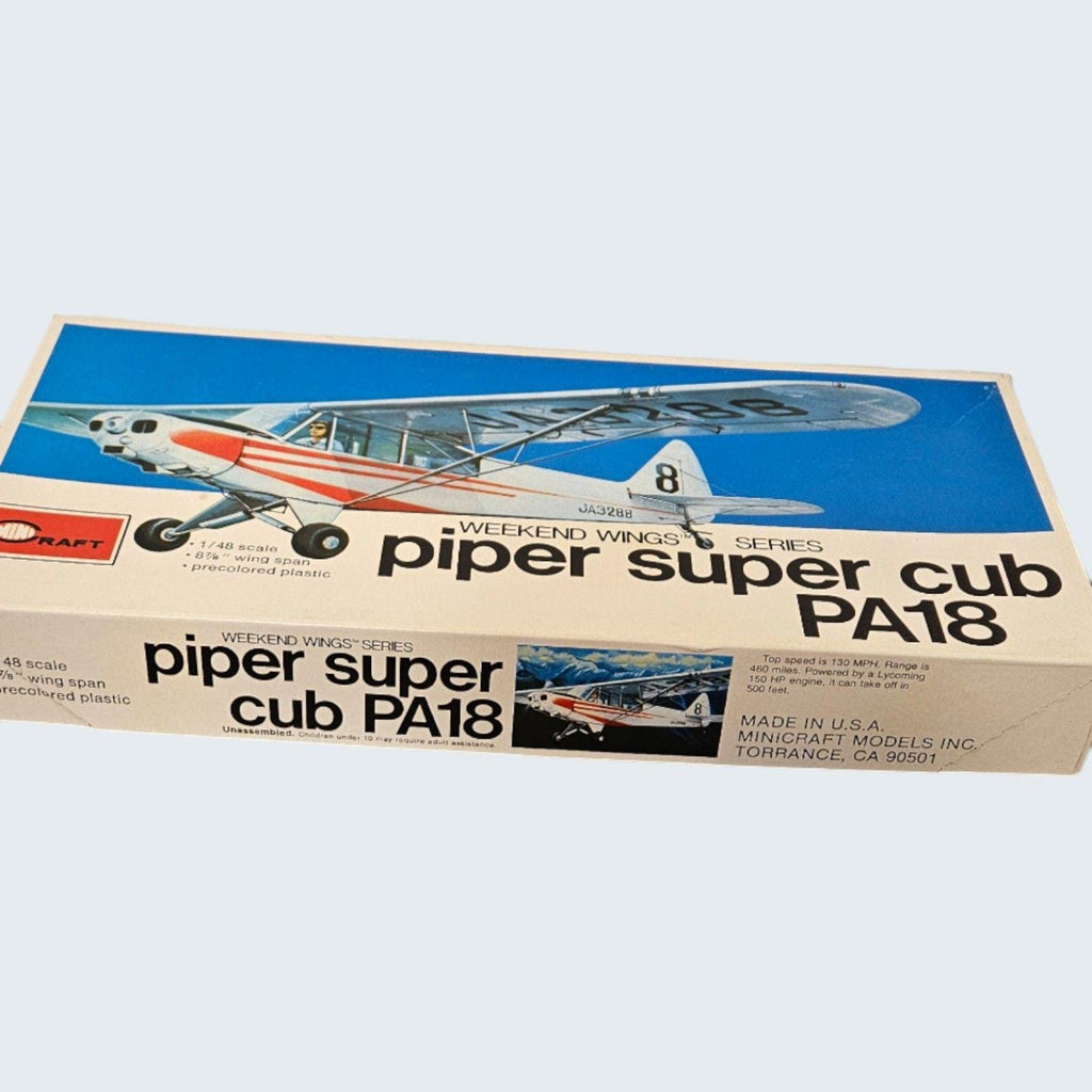 Model Airplane by Craft Weekend Wings Series Piper Super Cub PA18 -- ITEM #4056