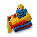 Vintage Sesame Street Cookie Monster Bull Dozer = ITEM #1600