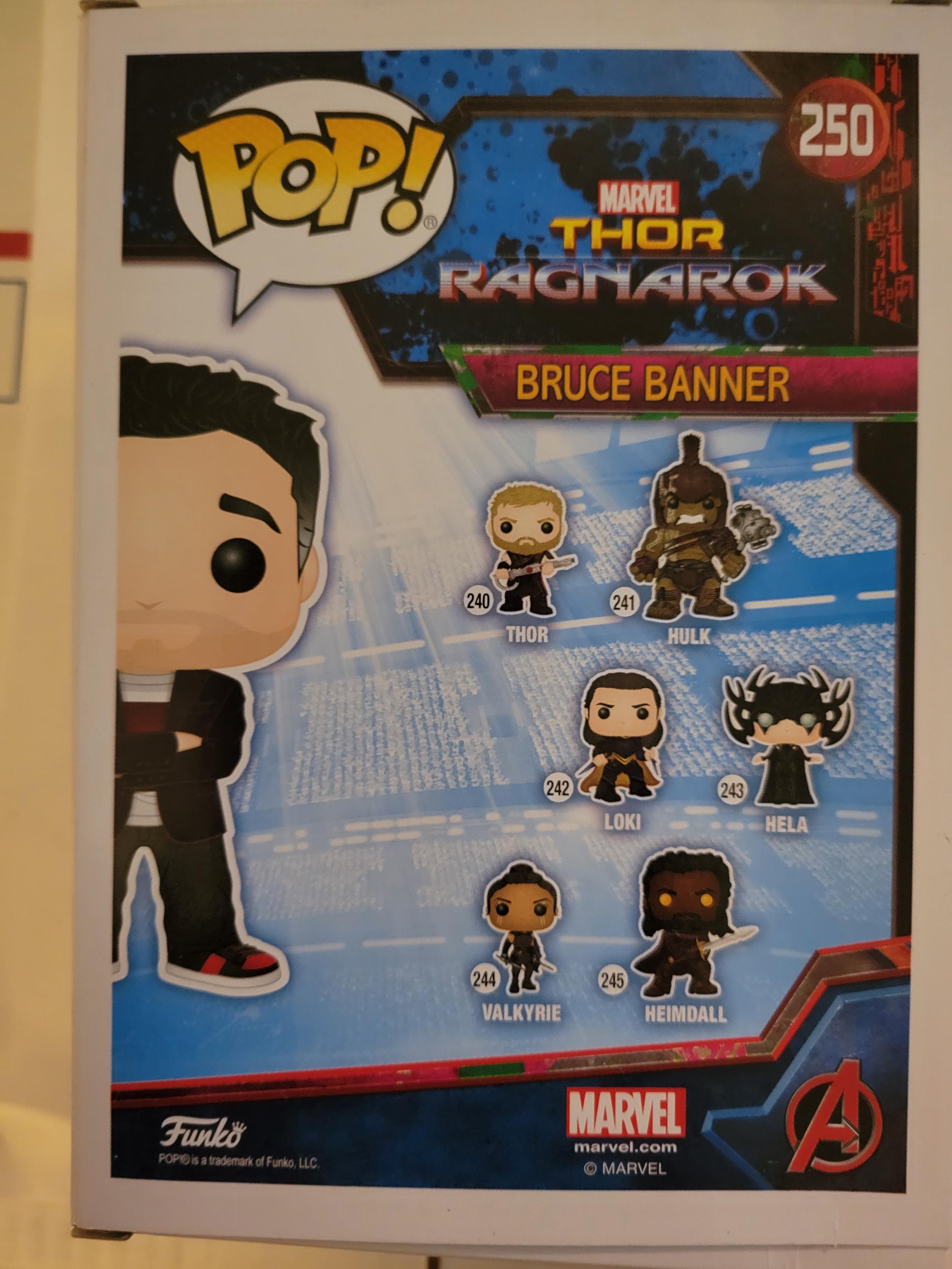 Funko Pop Bruce Banner #250 -- ITEM #1542