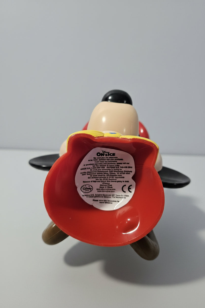 Vintage Mickey Mouse Disney on Ice Plastic Mug with lid.   ITEM #1929