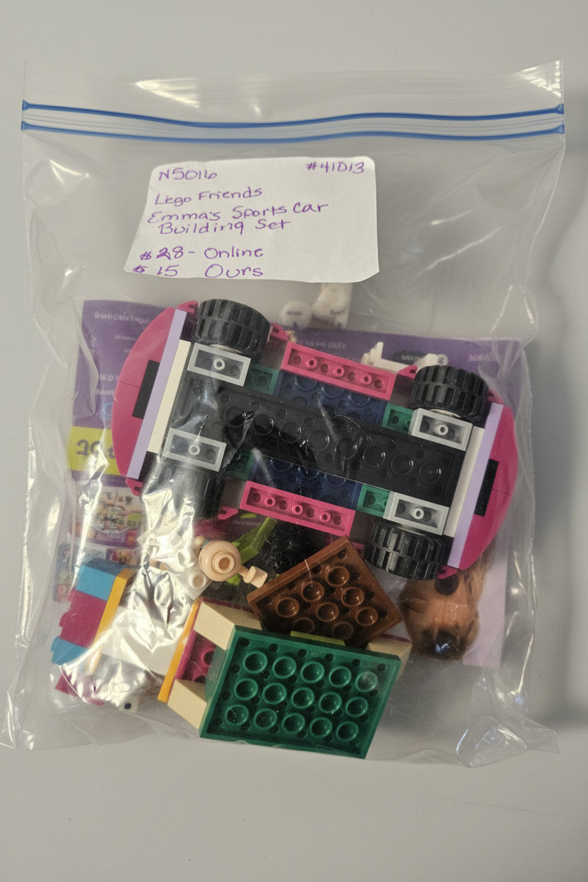 Lego Friends #41013 Emma's Sports Car Building Set  ITEM #1880