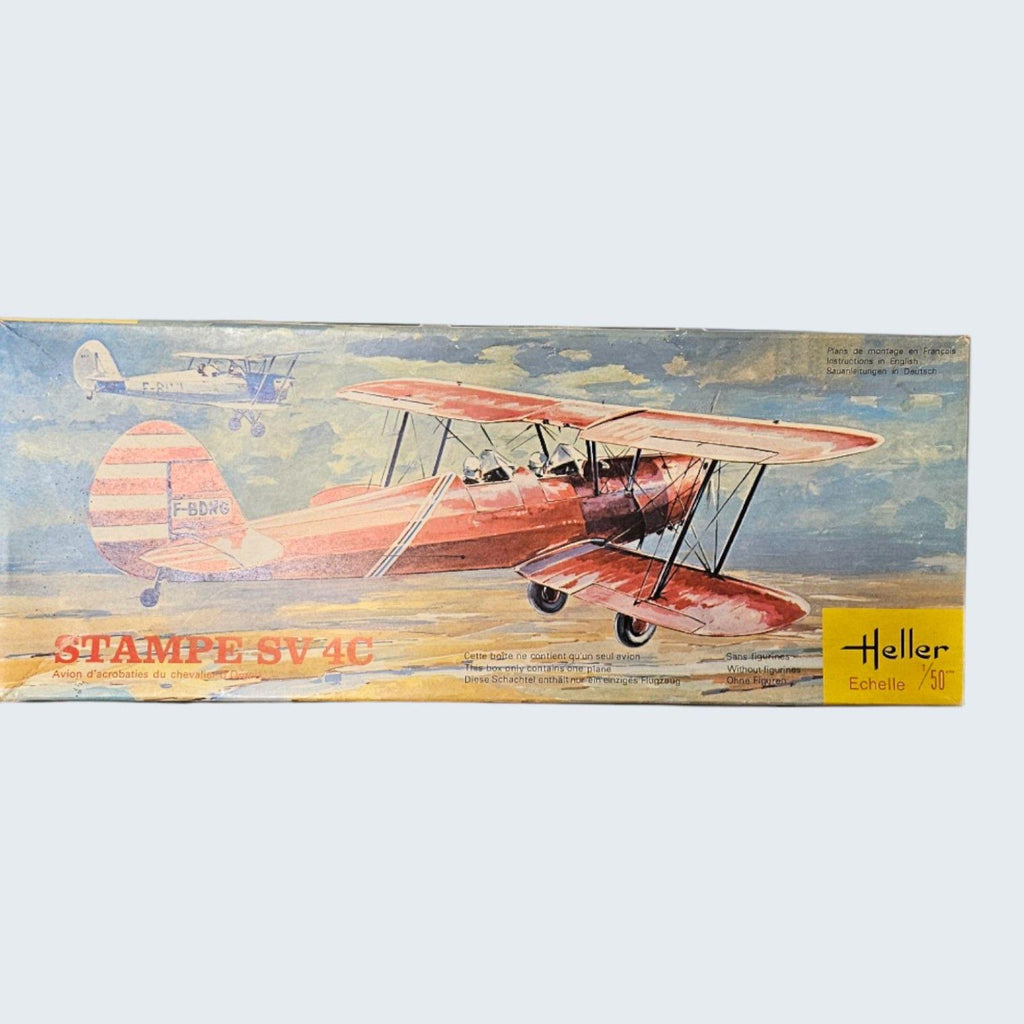 Model Airplane by Heller Stampe SV4C -- ITEM #4054