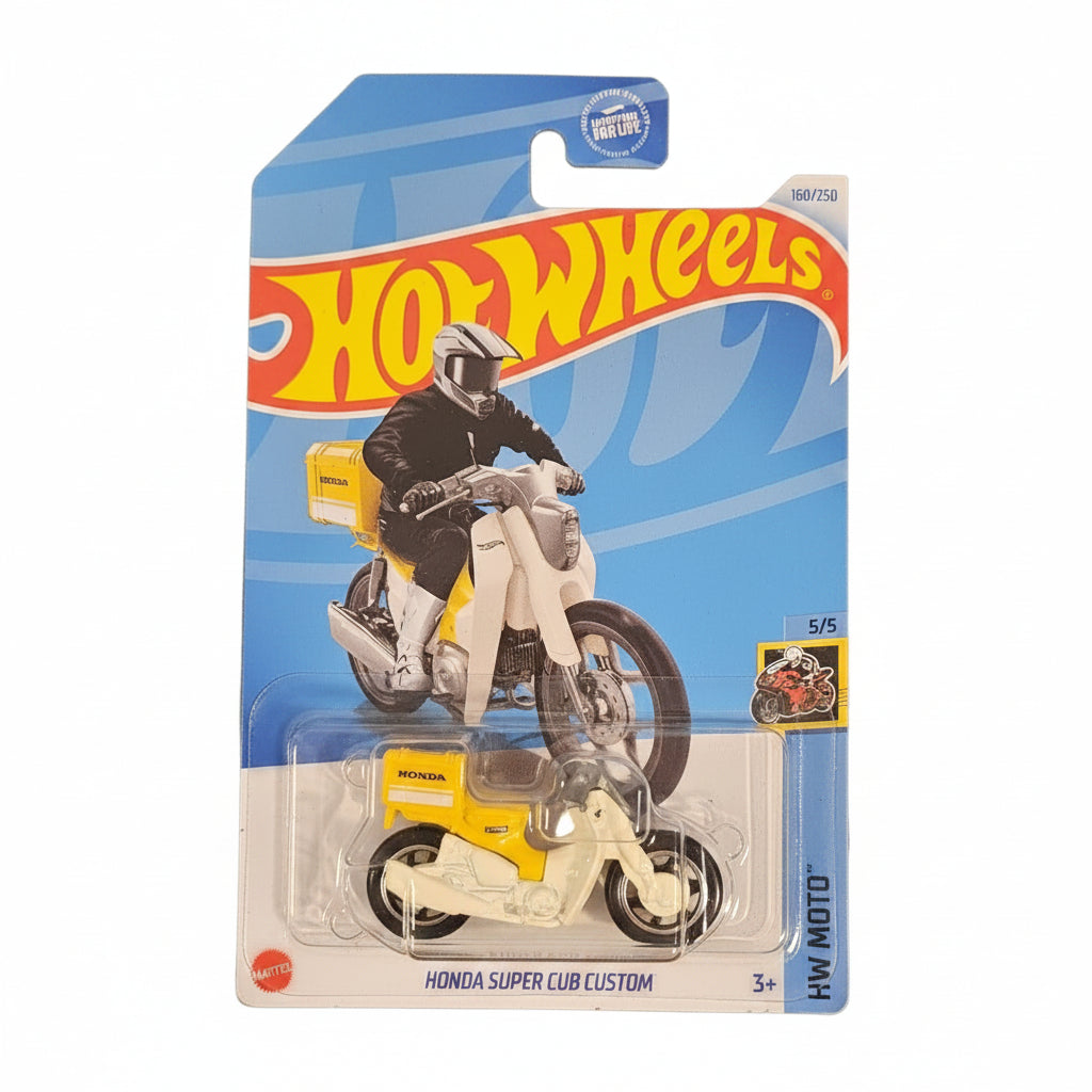 Hot Wheels HW Moto Honda Super Cub Custom -- ITEM #3258A-B & 3259A-F