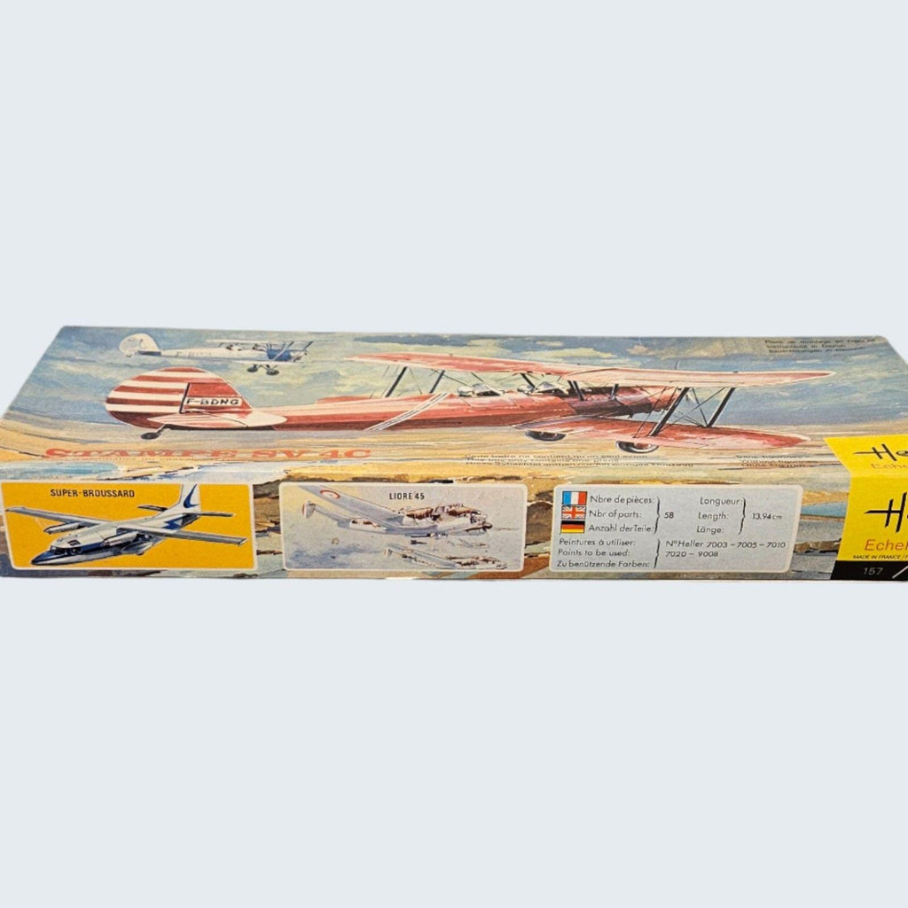 Model Airplane by Heller Stampe SV4C -- ITEM #4054
