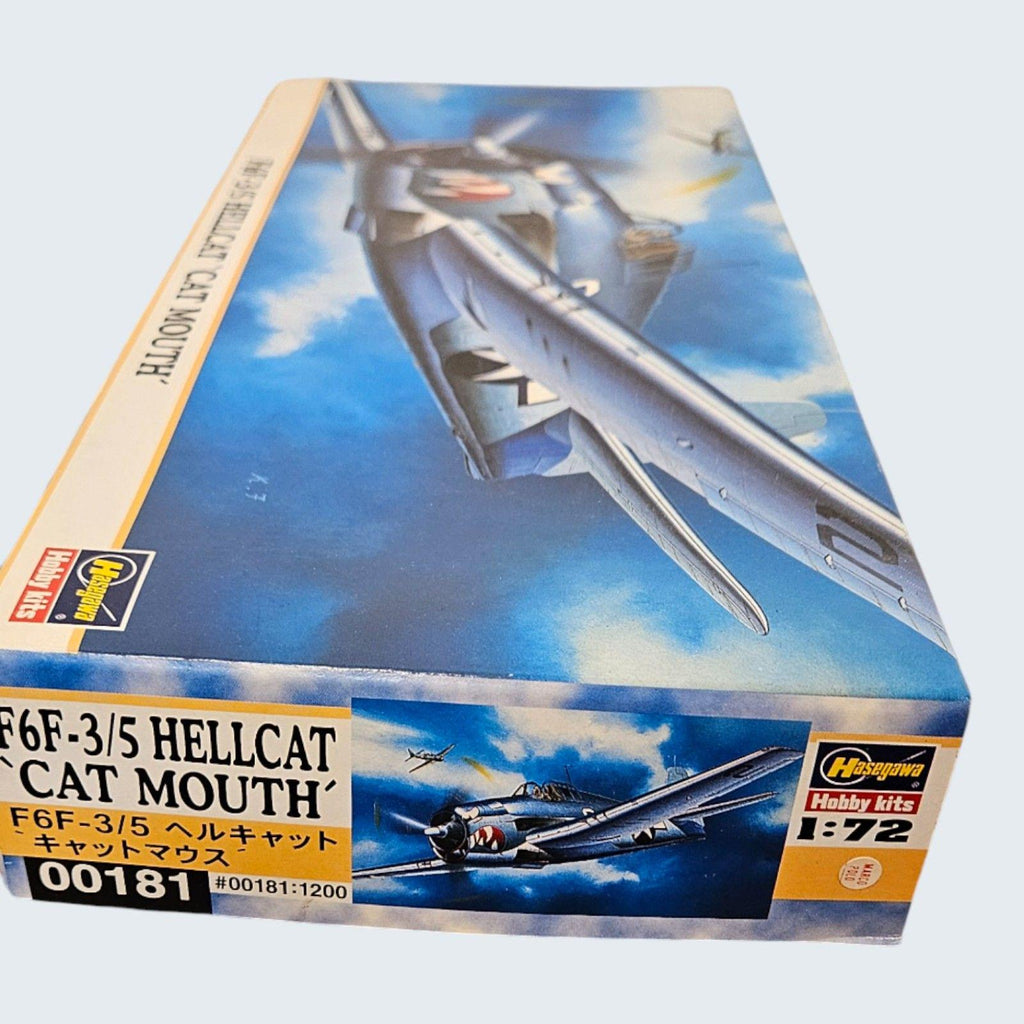 Model Airplane by Hasegawa Hobby Kits FGF-3/5 Hellcat "cat mouth" --ITEM #4058