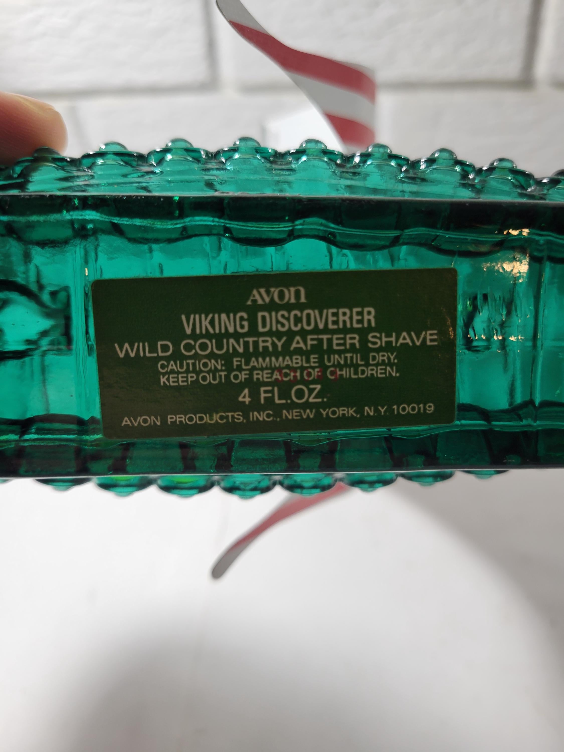 Avon For Men Viking Discoverer Wild Country After Shave Decanter -- ITEM #1554