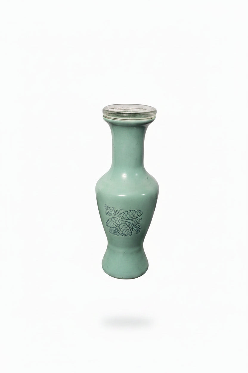 Wheaton Industries Mint Green Mini Vases -- ITEM #3432