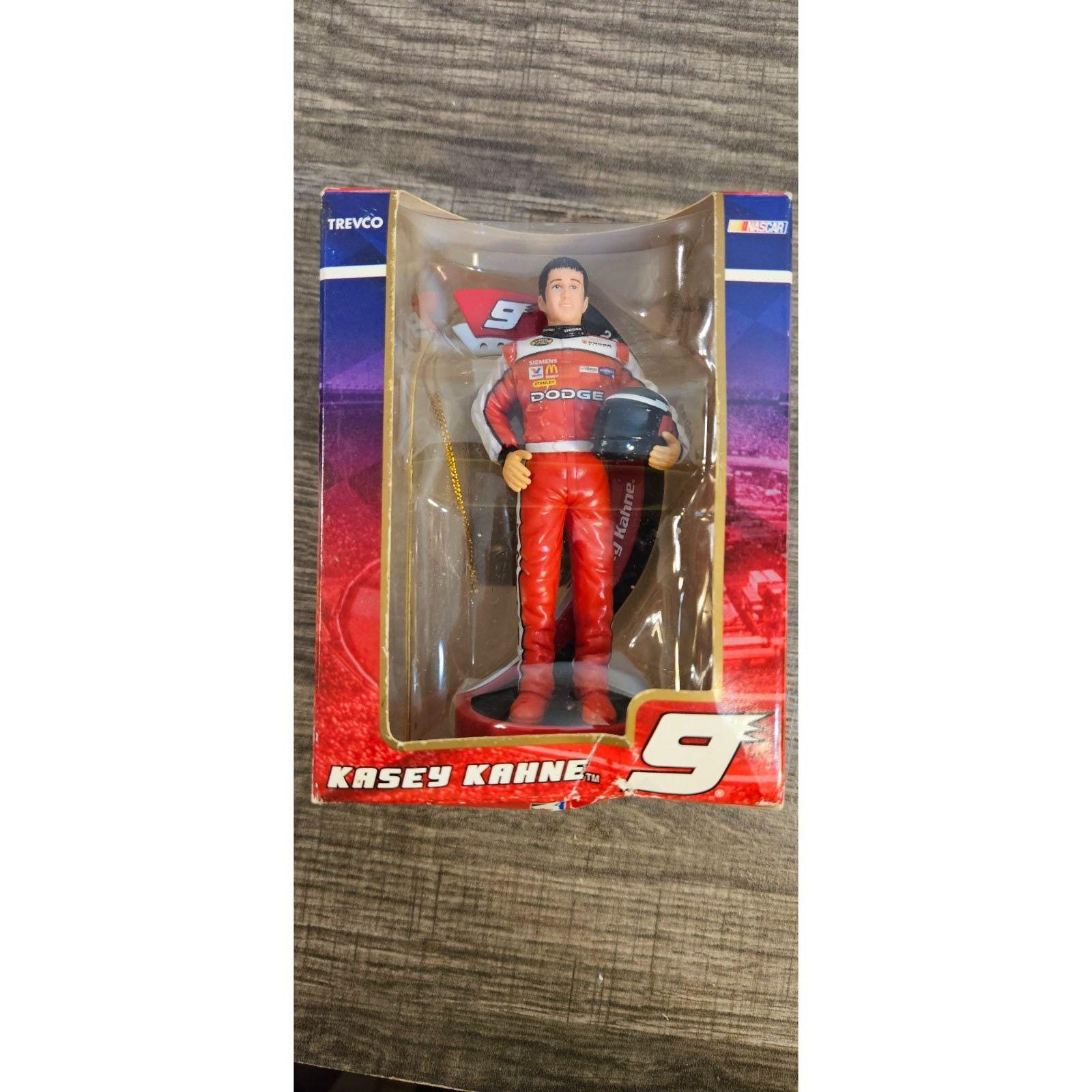 Vintage Collectible NASCAR Trevco Ornament #9 -- ITEM #3216