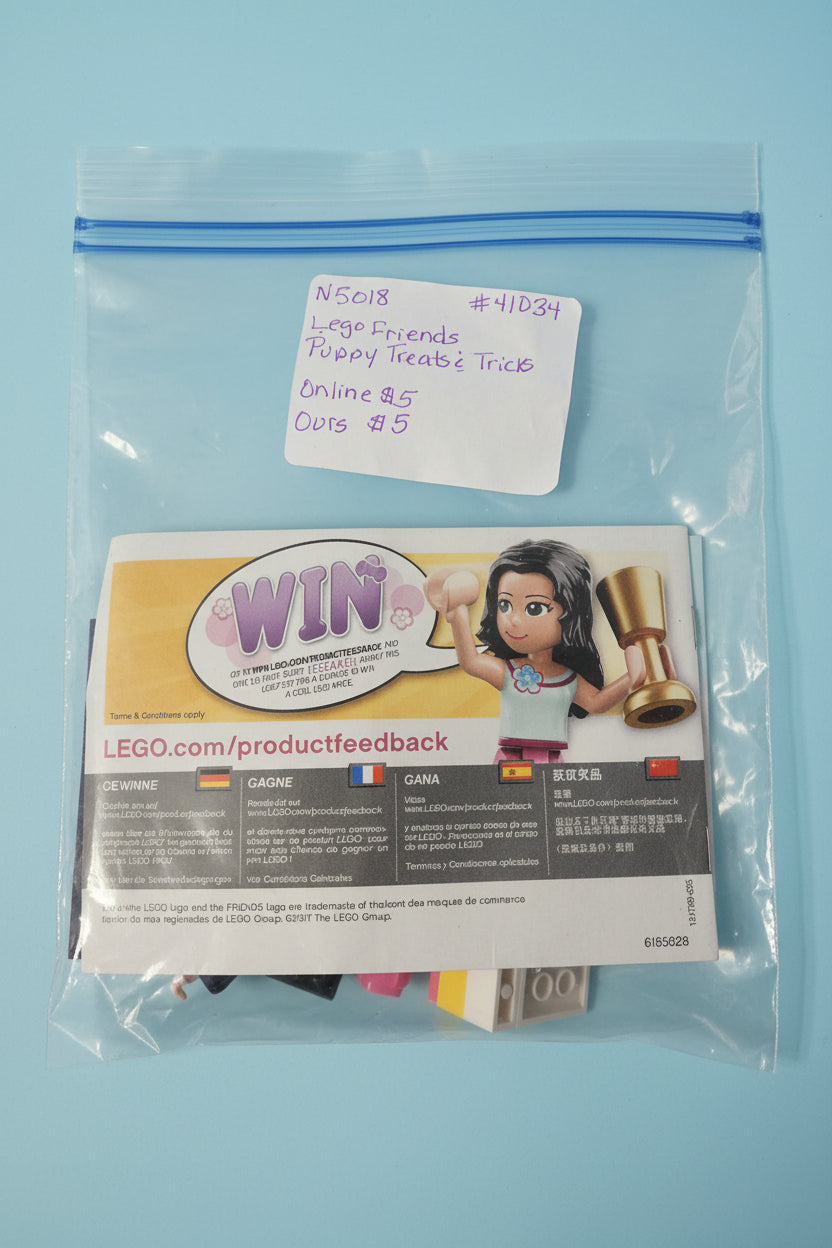 Lego Friends #41304 Puppy Treats and Tricks. ITEM #1888