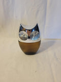 Avon Owl Leather Aftershave Glass Decanter -- ITEM #1576