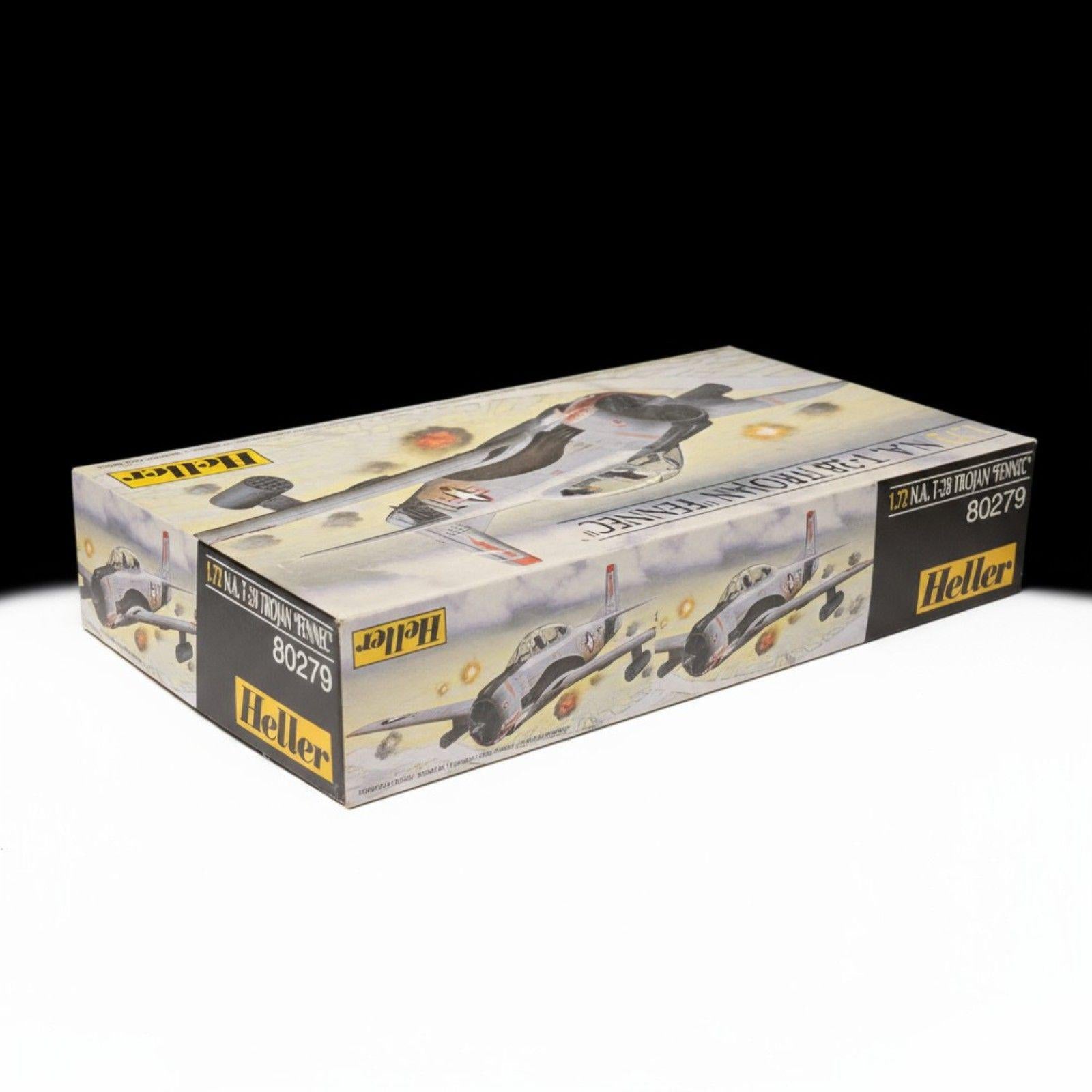 T-28 Trojan "Fennec" 1/72 Scale Model Plane by Heller, N.A. -- ITEM #3355