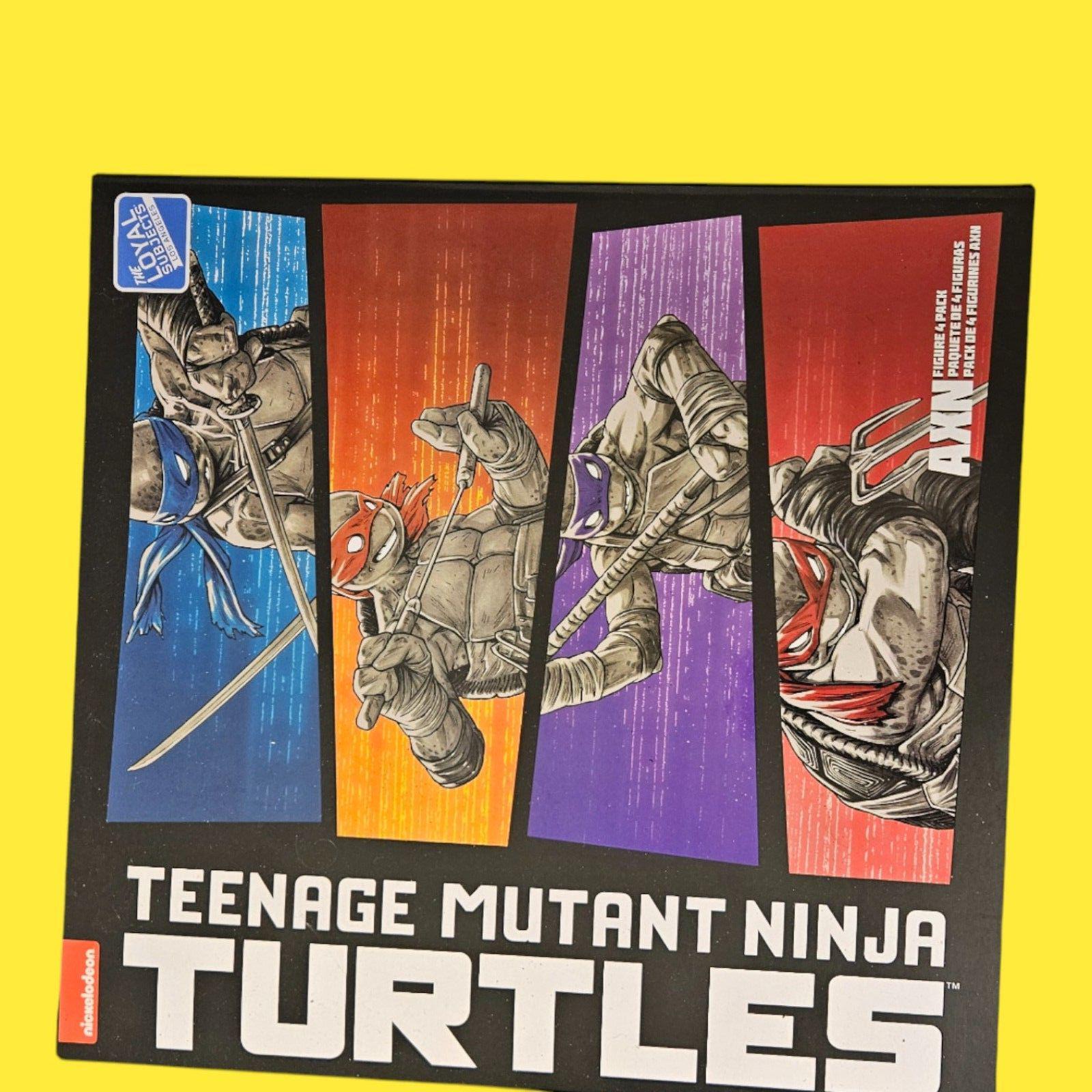 teenage mutant ninja turtles BST AXN TMNT comic black & white 4 pack -- item #3549