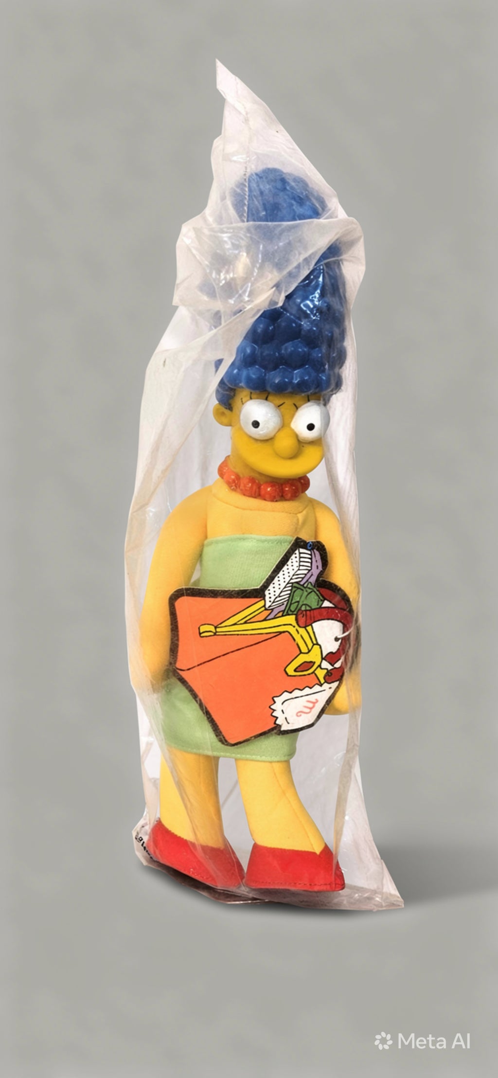 Vintage 1990s Marge Simpson Plush Doll - New Sealed in Original Bag w/ Tag -- ITEM #2331