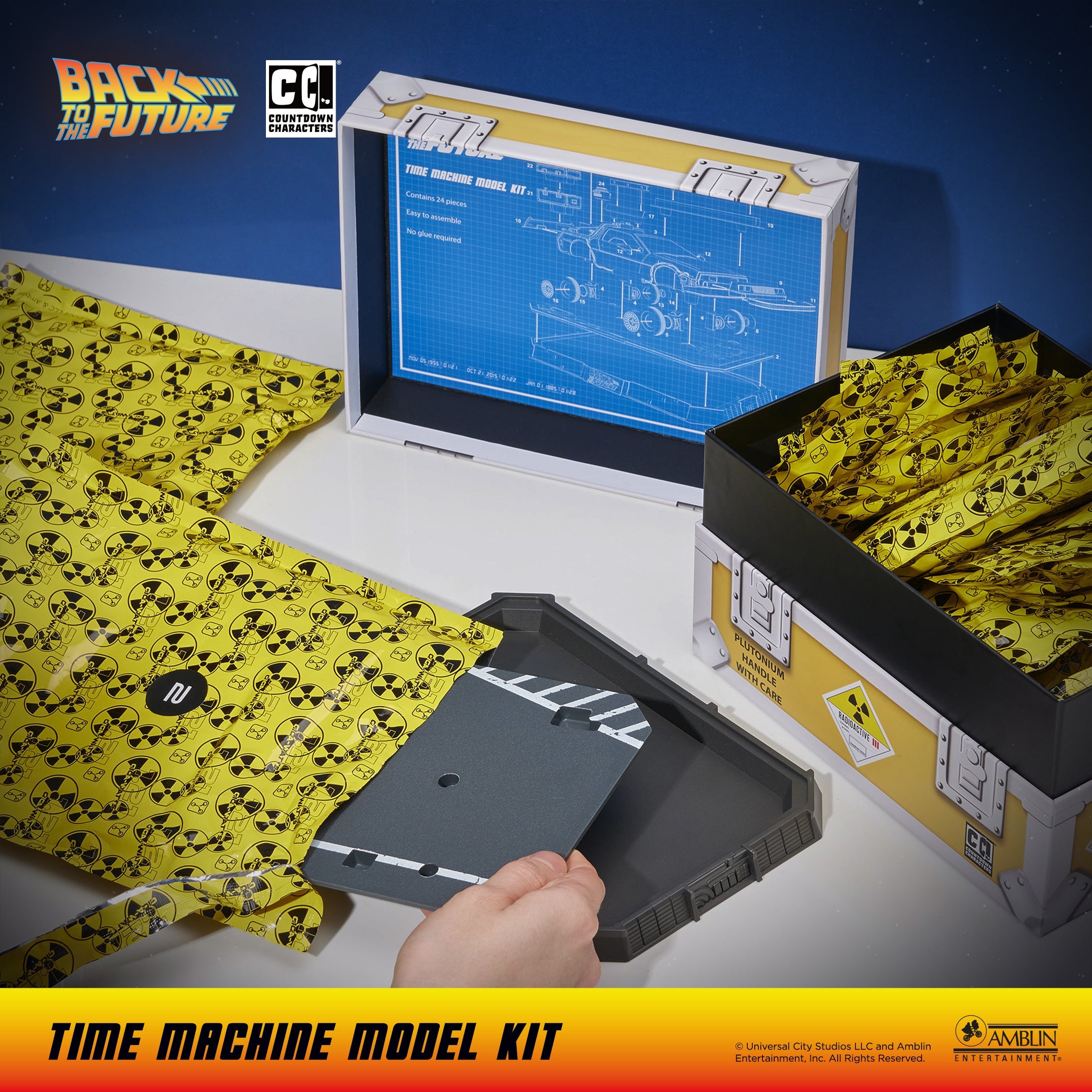 Back to the Future: Time Machine Countdown Character Model Kit
