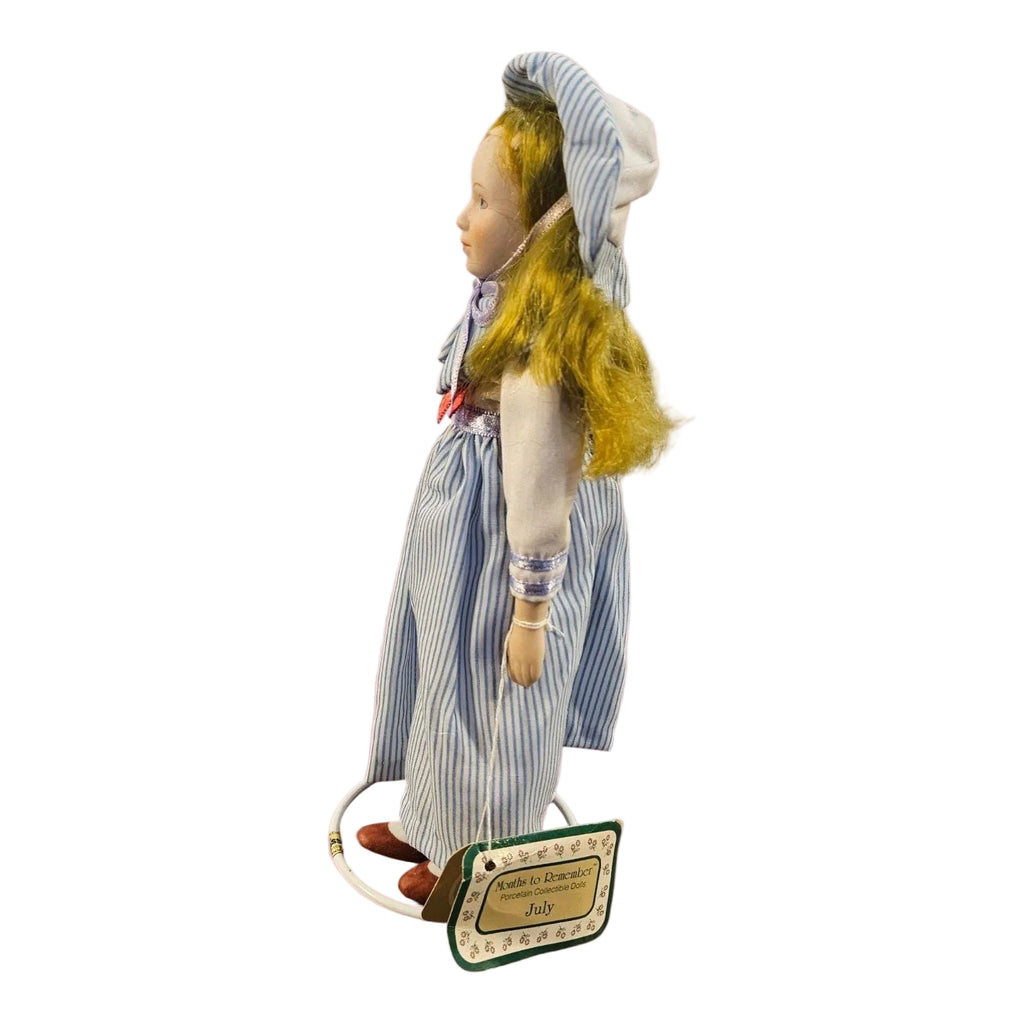 Months to Remember Porcelain Collectible Doll--ITEM #3101