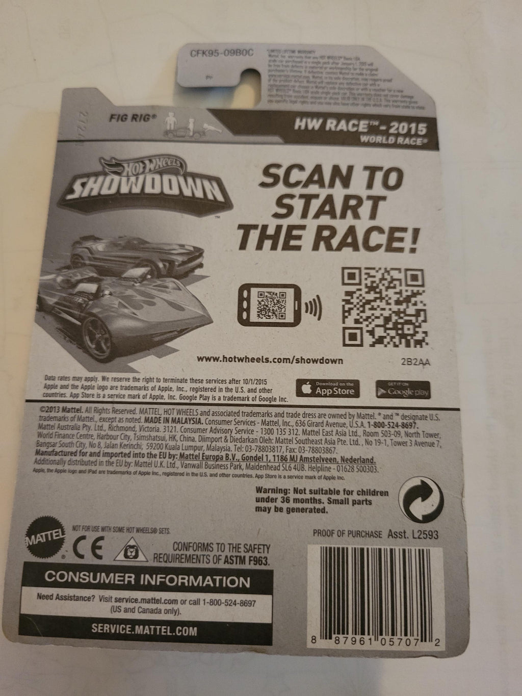 Hot Wheels Race Fig Rig -- ITEM #1534