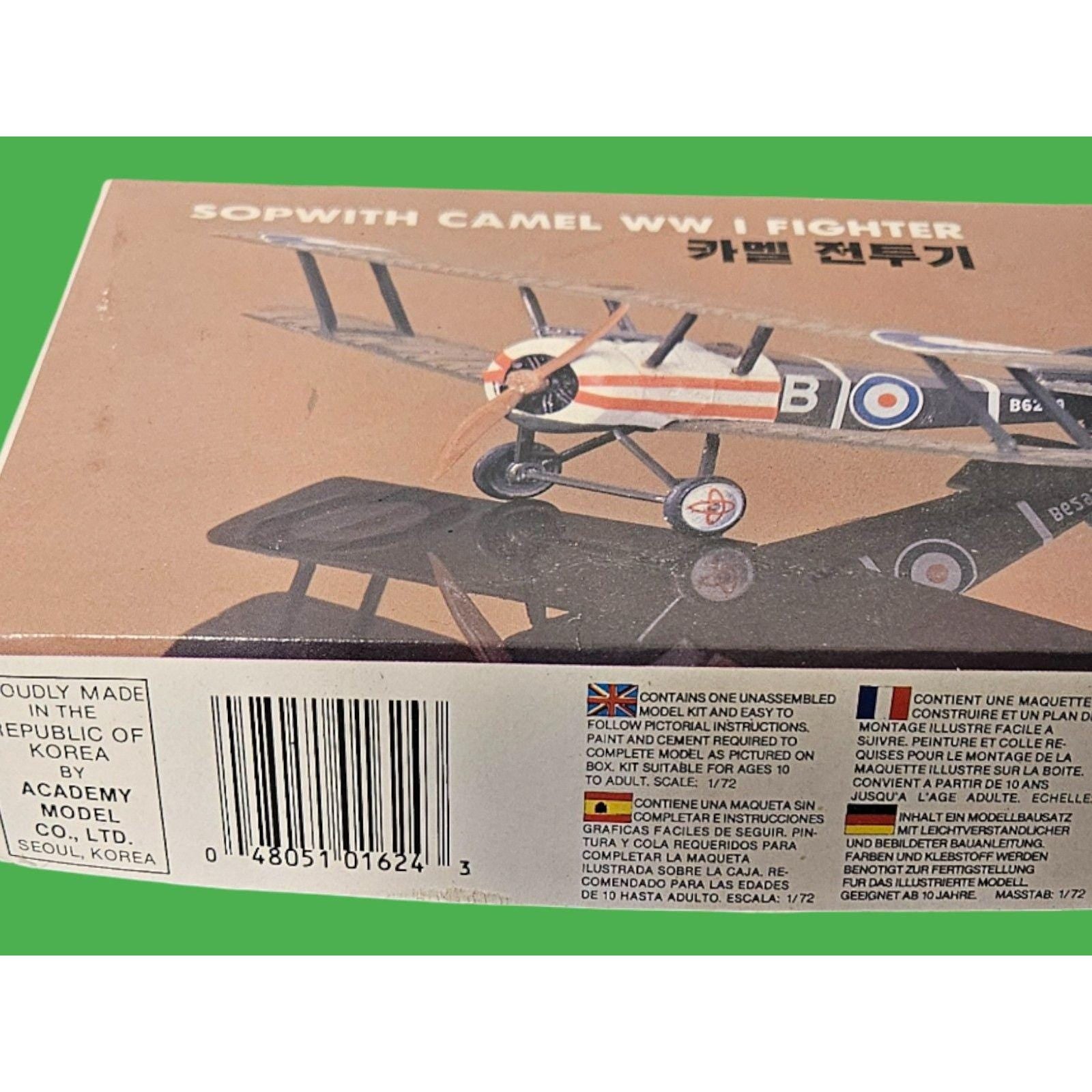 Academy Minicraft Sopwith Camel WWI Fighter - - ITEM #3544