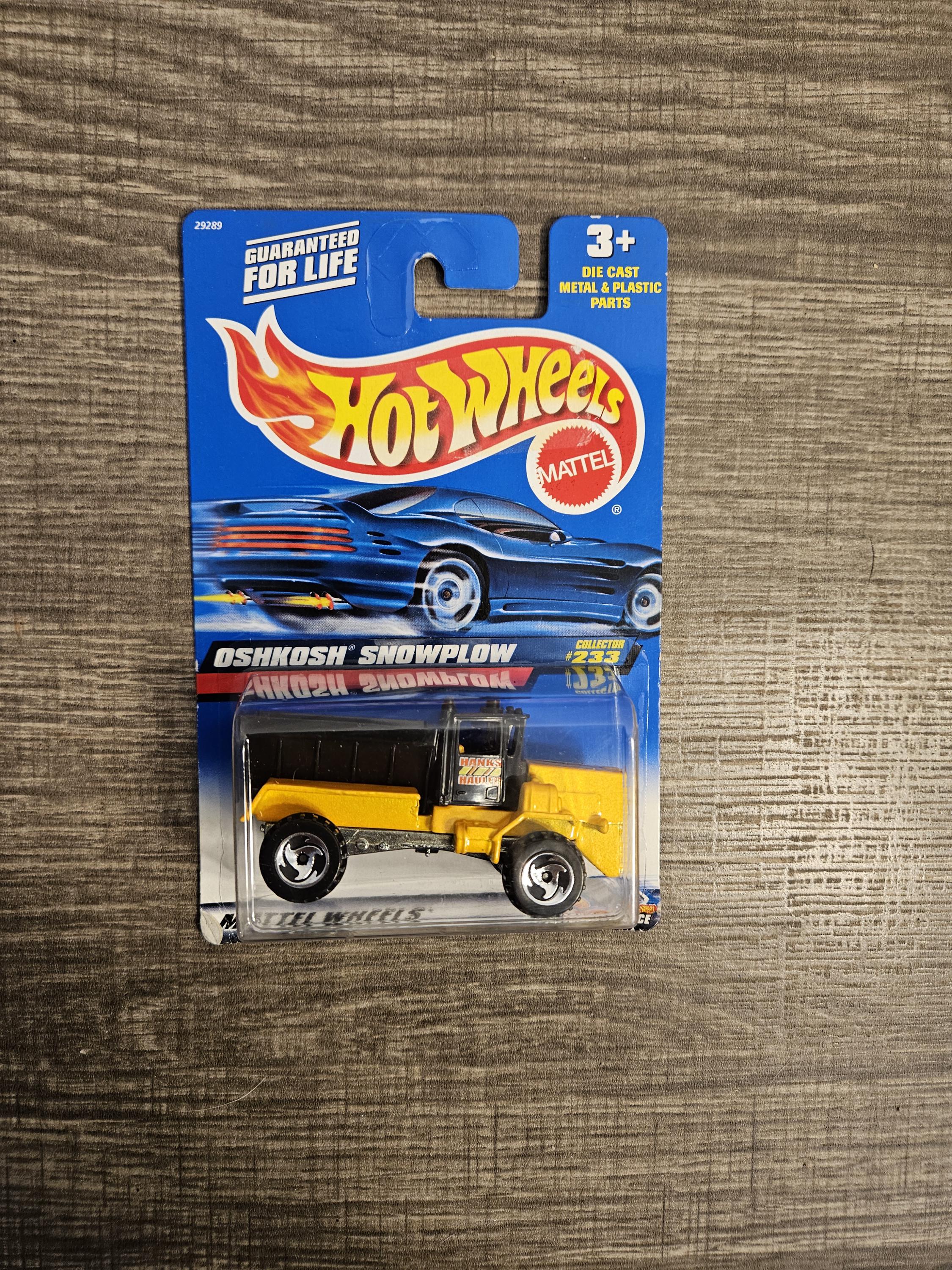 Hot Wheels Oshkosh Snow Plow Mattel Wheels -- ITEM #2087