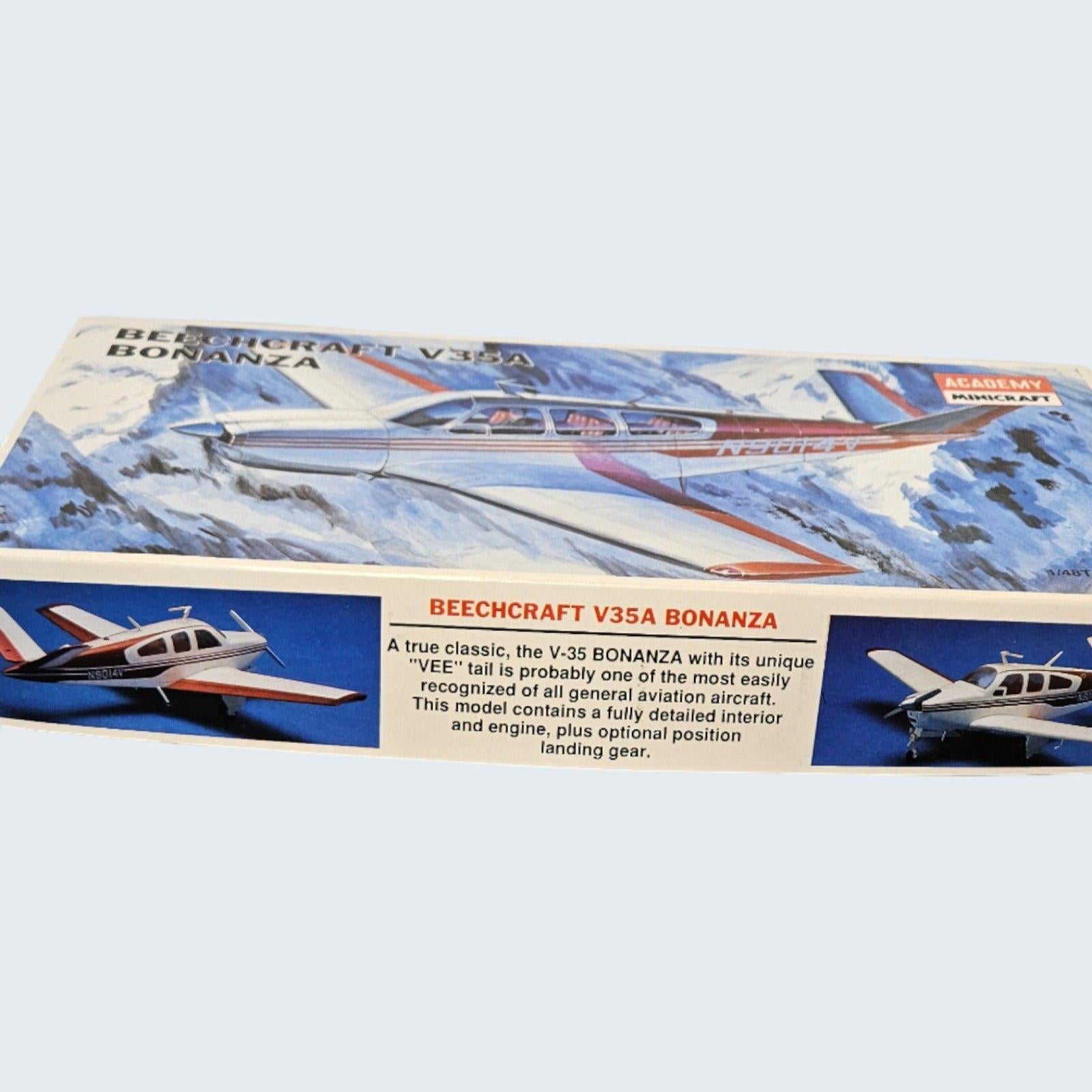 Model Airplane by Academy Minicraft Beechcraft V35A Bonanza -- ITEM #4057