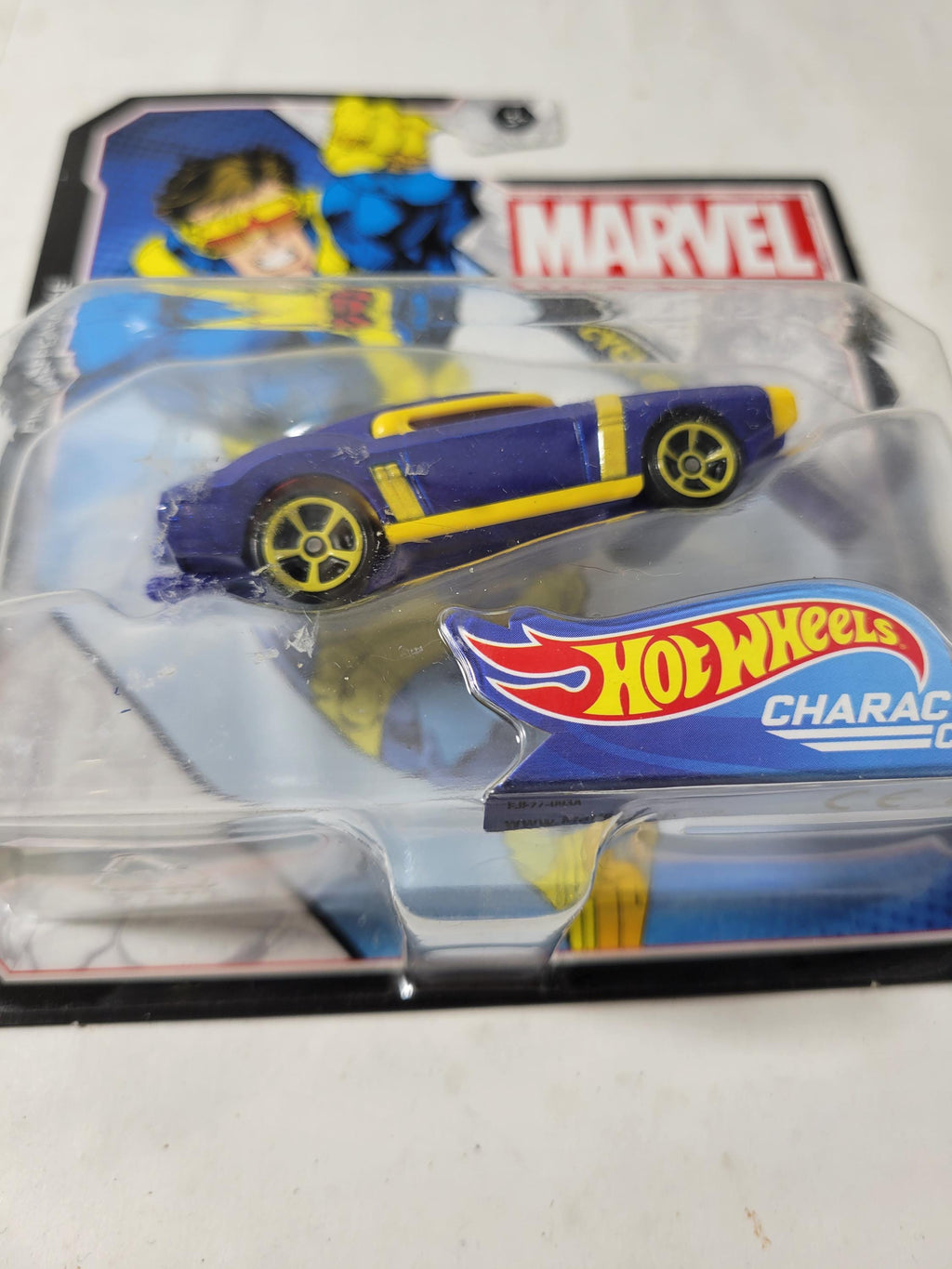 Hot Wheels Marvel Character Cars Cyclops -- ITEM #1550