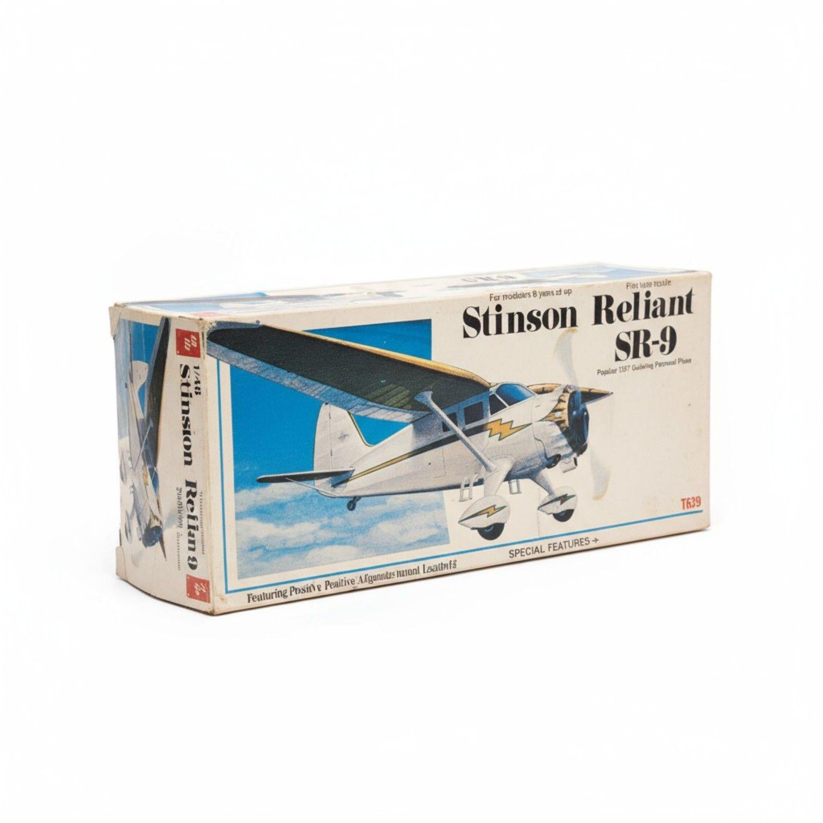 Vintage AMT Stinson Reliant SR-9 Model Plane -- ITEM #3354