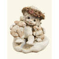 Dreamsicles Figurine.  Three Amigos DC179 Cherub with two rabbits.  - ITEM #3051