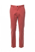 Orvis Men's Chino Pants 40x31 Coral Red Flat Front Straight Leg Pima Cotton-- ITEM #2492