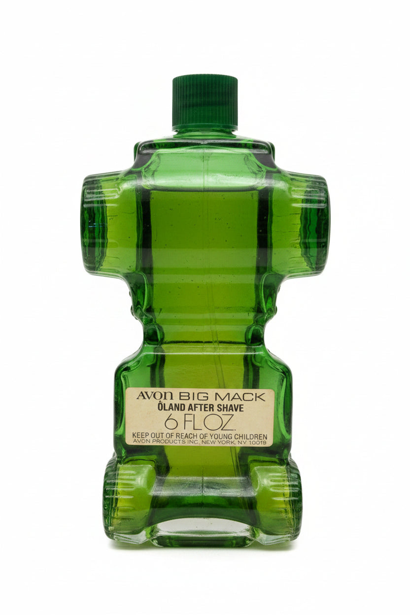 Vintage Avon Big Mack Oland Aftershave Decanter -- ITEM #1605