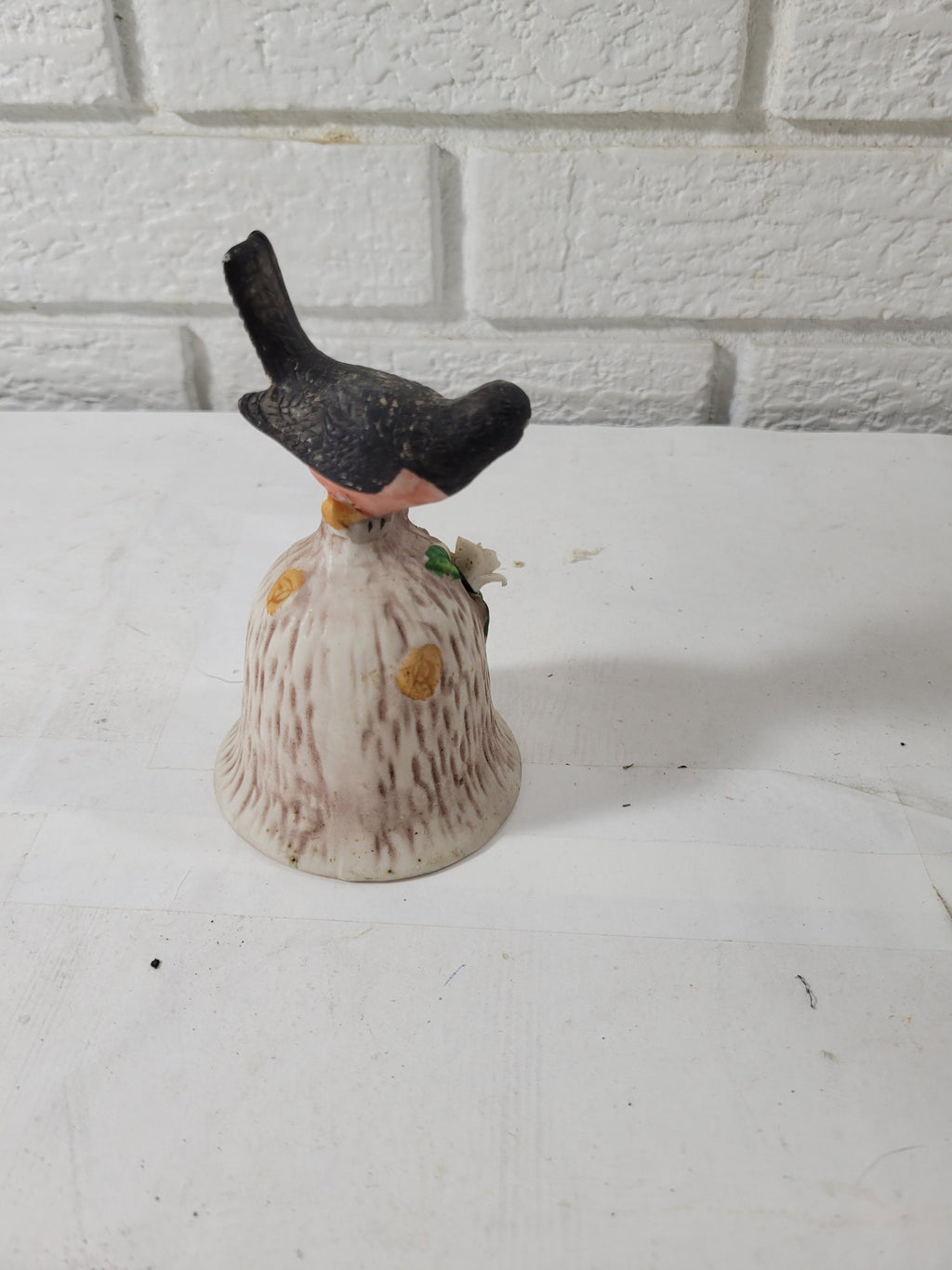 Vintage Porcelain Bird on a bell -- ITEM #518