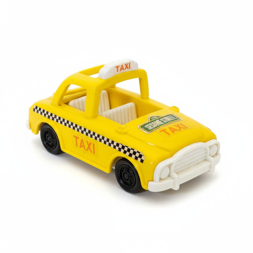 Vintage Playskool Sesame Street Taxi Toy -- ITEM #3359