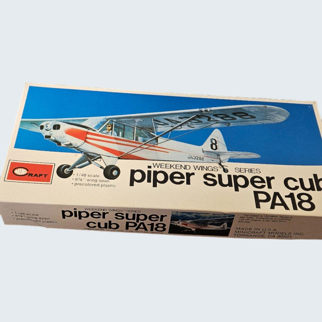 Model Airplane by Craft Weekend Wings Series Piper Super Cub PA18 -- ITEM #4056