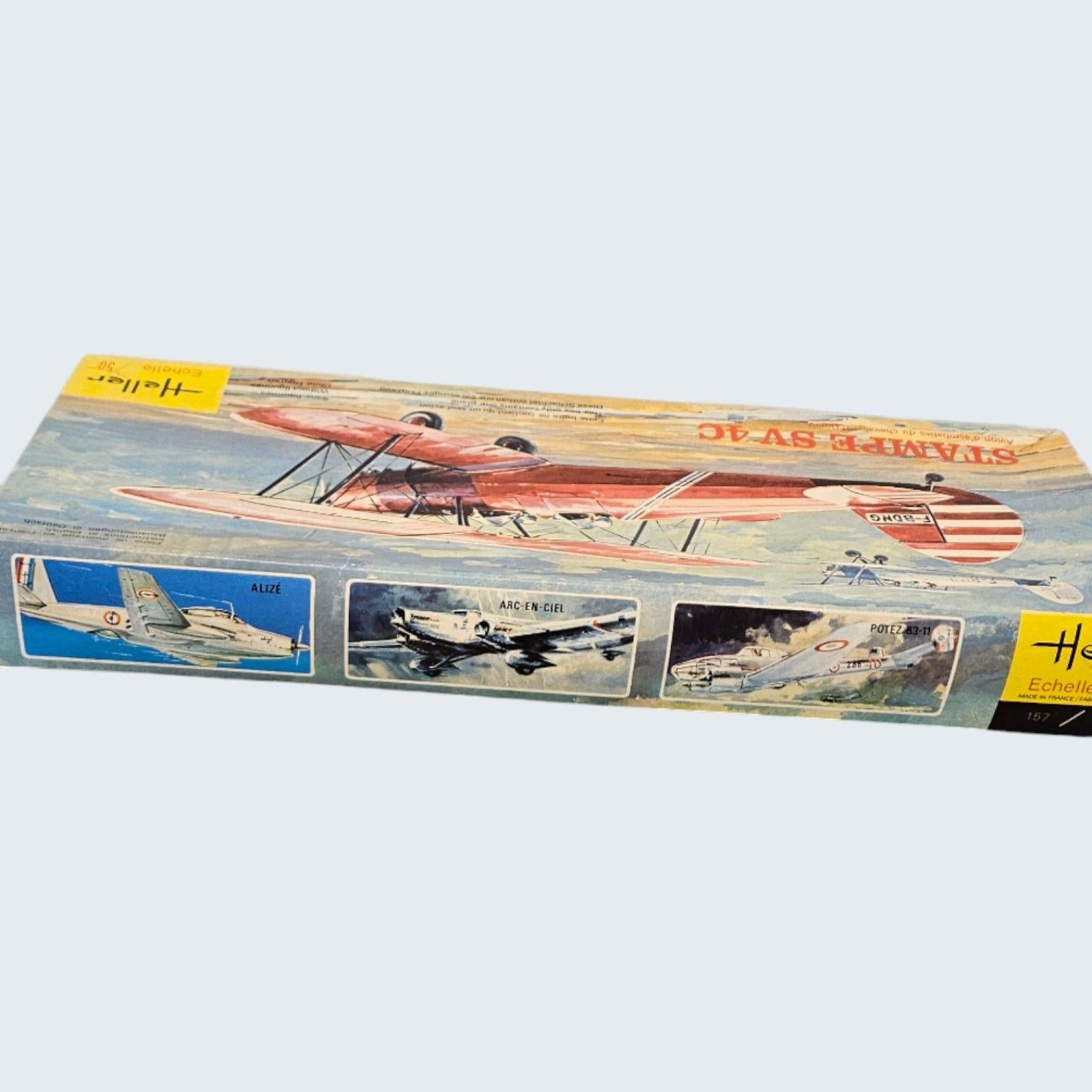 Model Airplane by Heller Stampe SV4C -- ITEM #4054