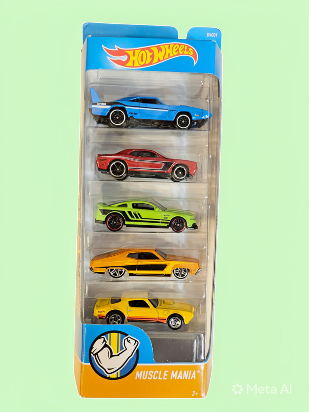 The Muscle Mania 5 Car Gift Pack -- ITEM #2192