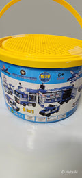 Exercise and Play City Police Series 8 in 1 Building Blocks Set - 1039 Pieces - New -- ITEM #2409