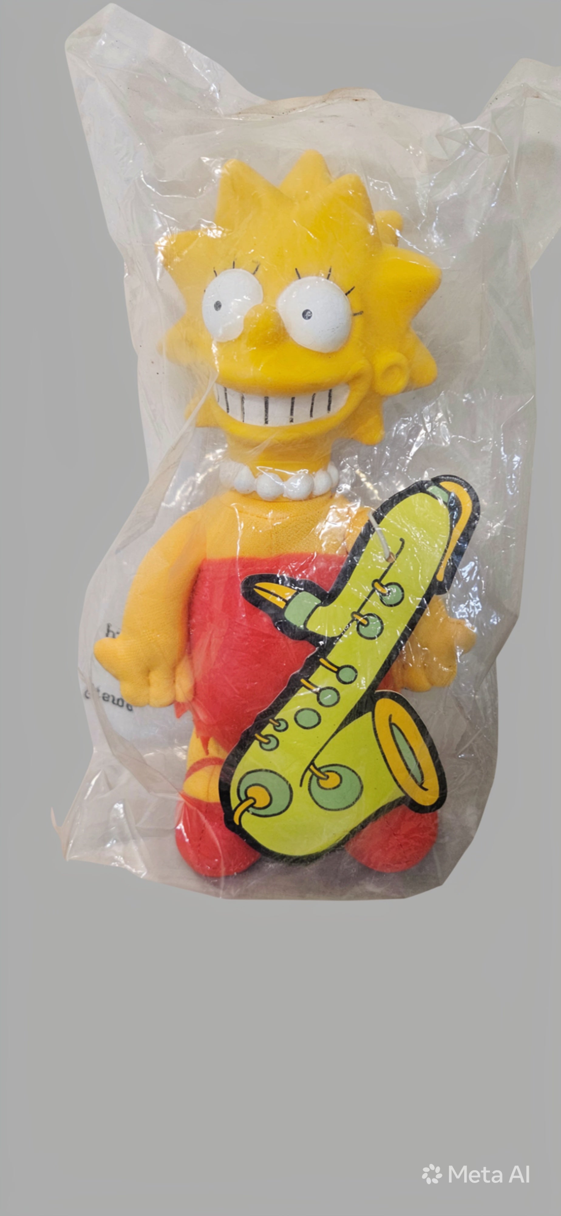 Vintage 1990 Lisa Simpson Plush Doll -- ITEM #2332